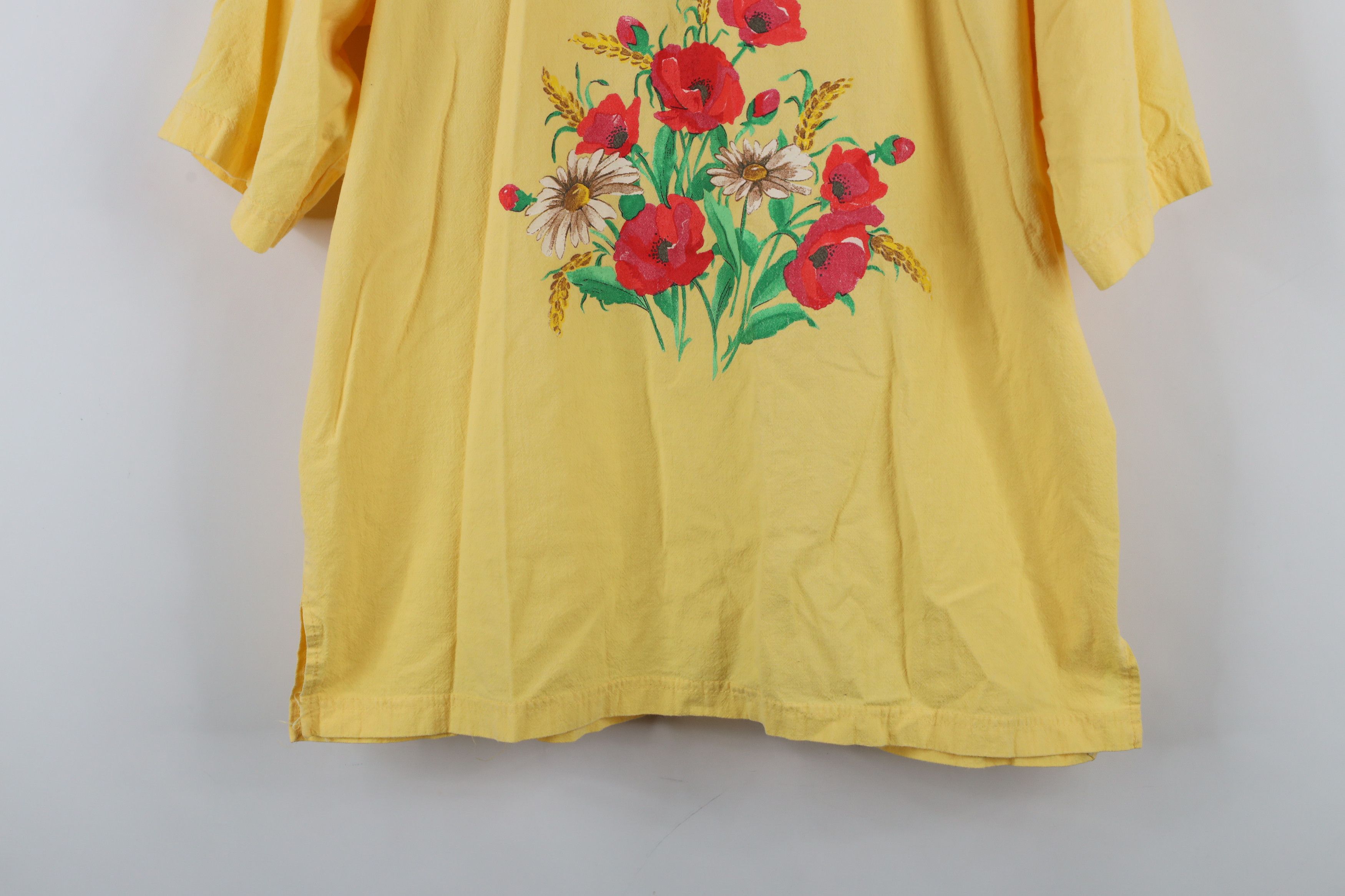 Vintage Vintage 90s Streetwear Nature Flower Collared Polo Shirt USA Size US M / EU 48-50 / 2 - 3 Thumbnail