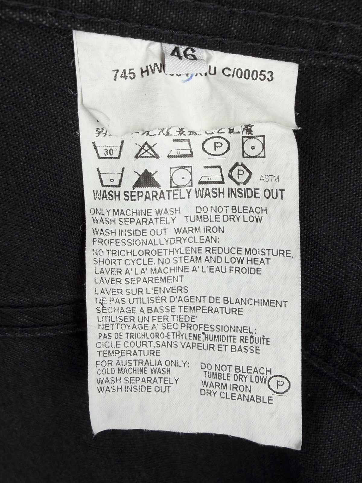 Helmut Lang SS03 Helmut Lang Vintage Black 2 Pocket Trucker Denim Jacket Size US S / EU 44-46 / 1 - 7 Thumbnail