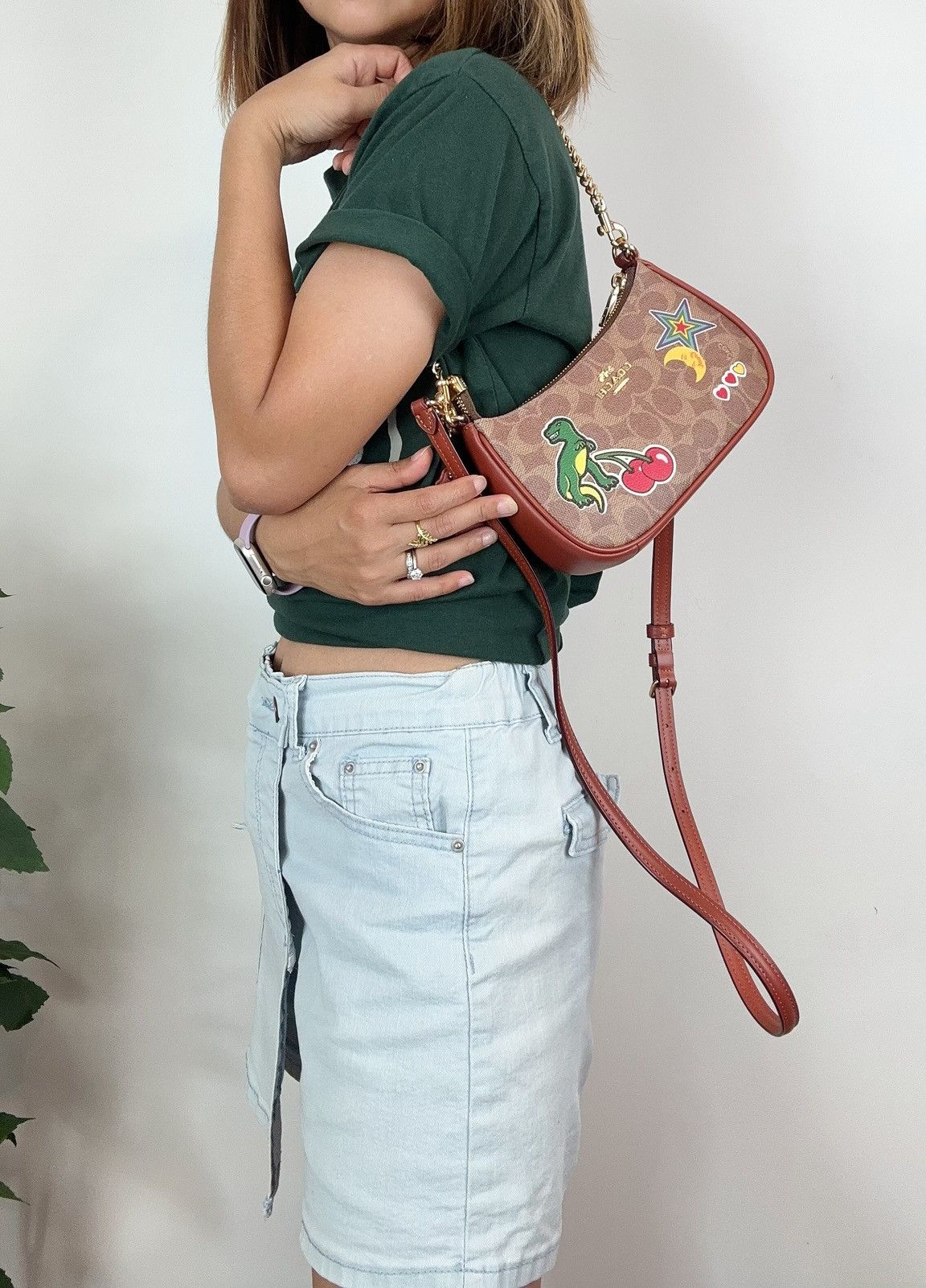 Coach NWT Coach Teri Mini Crossbody Bag With Sticker Print Size ONE SIZE - 8 Thumbnail