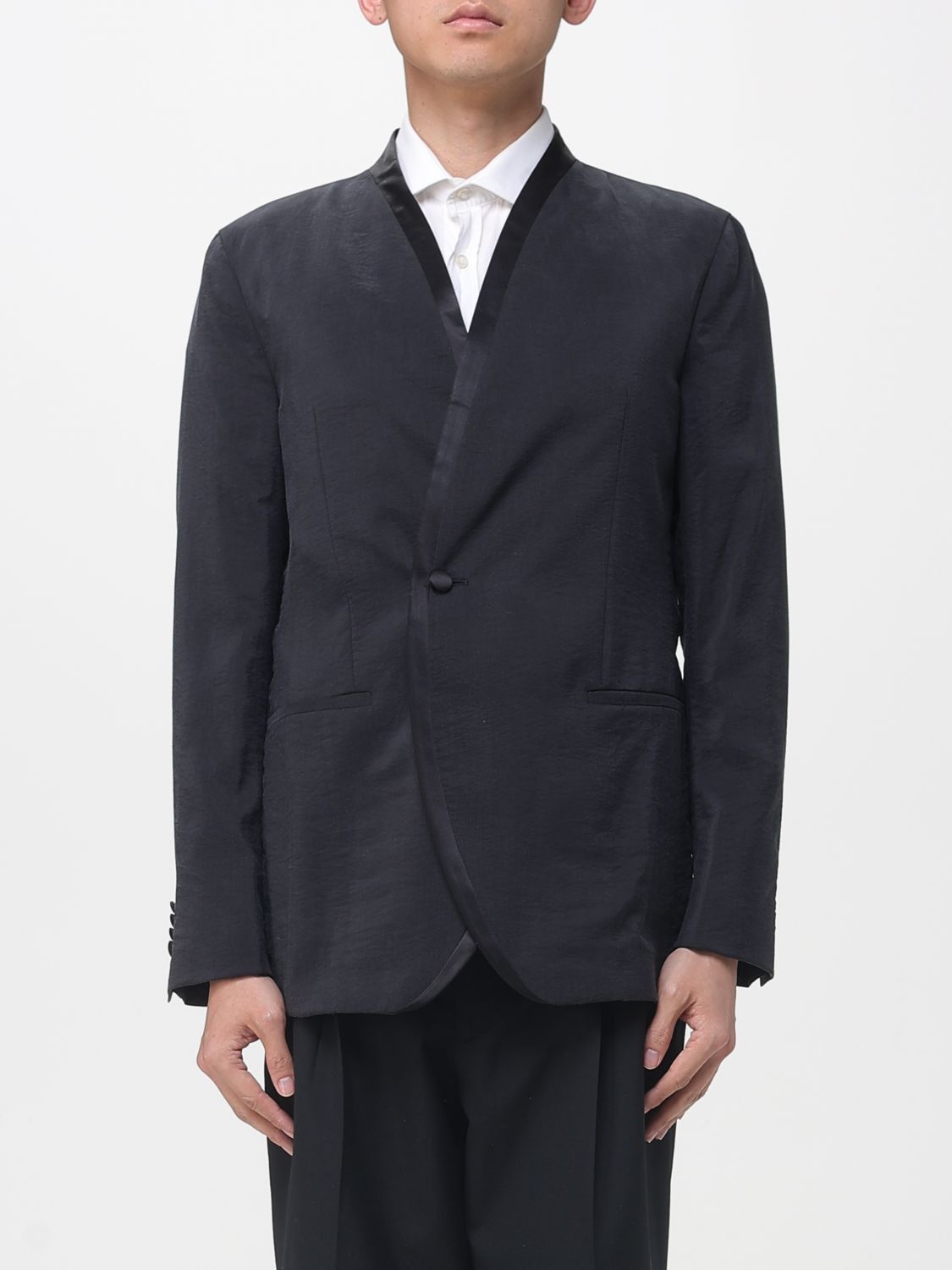 Giorgio Armani Giorgio Armani Jacket Men Black Size US L / EU 52-54 / 3 - 1 Thumbnail
