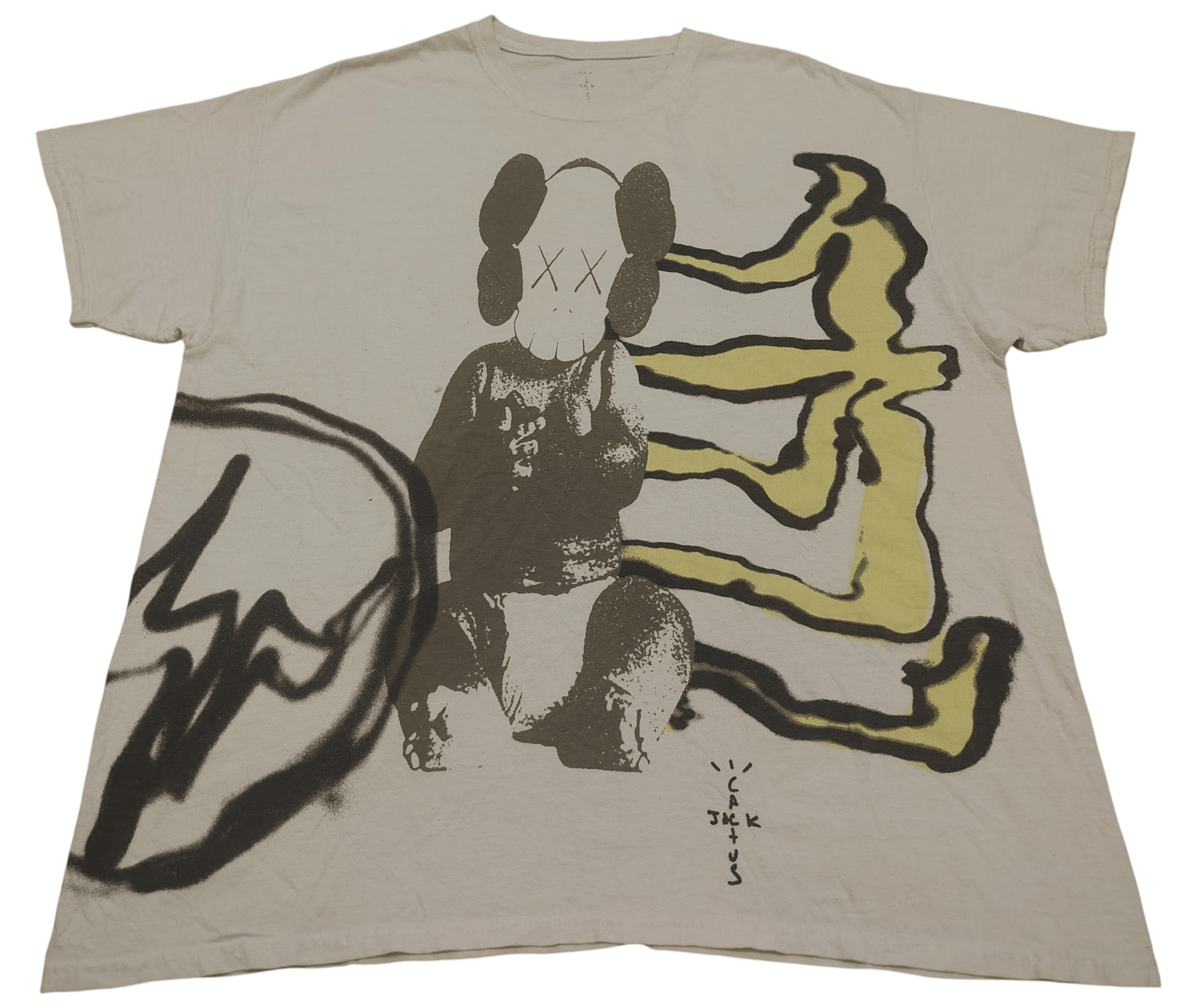 Fragment Design × Kaws × Travis Scott Rare!!! Travis Scott X Kaws X Fragment Design tee Size US L / EU 52-54 / 3 - 3 Thumbnail