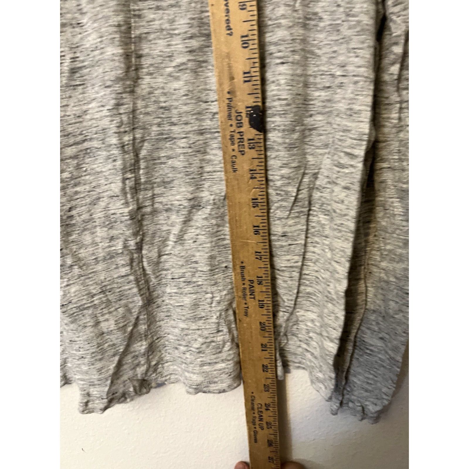 Gap Gap Women's V-Neck T-Shirt XS Gray Cotton Blend Super Soft Long Sleeve Pullover Size XS / US 0-2 / IT 36-38 - 4 Thumbnail