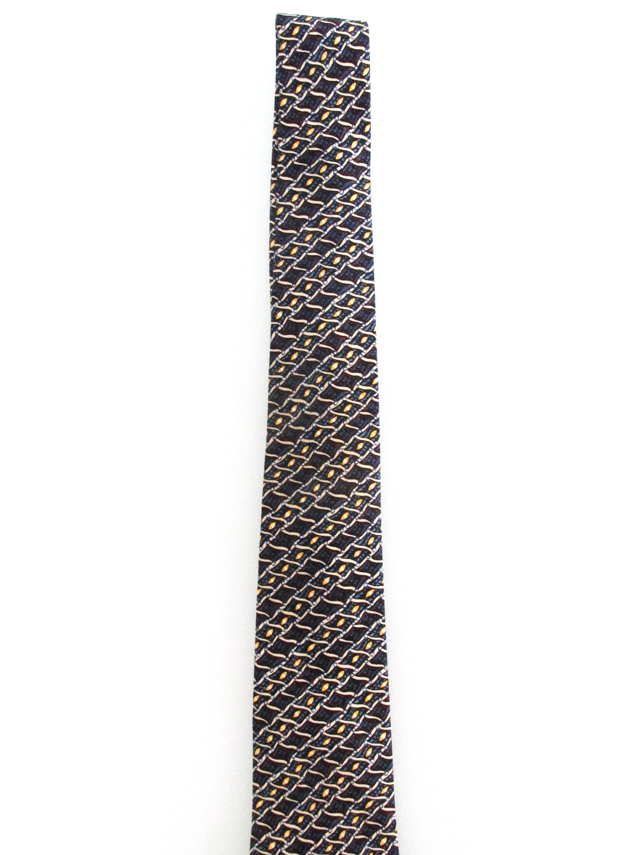 Hermes Hermes Vintage Men's Silk Tie Size ONE SIZE - 3 Thumbnail