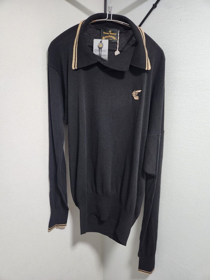 Vivienne Westwood Vivienne westwood squiggle knit polo shirt Size ONE SIZE - 2 Thumbnail