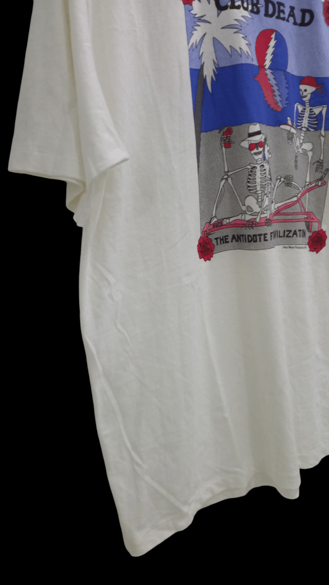 Band Tees × Vintage 🔥🔥Vintage 80s Grateful Dead Club Dead T-Shirt Size US XL / EU 56 / 4 - 3 Thumbnail