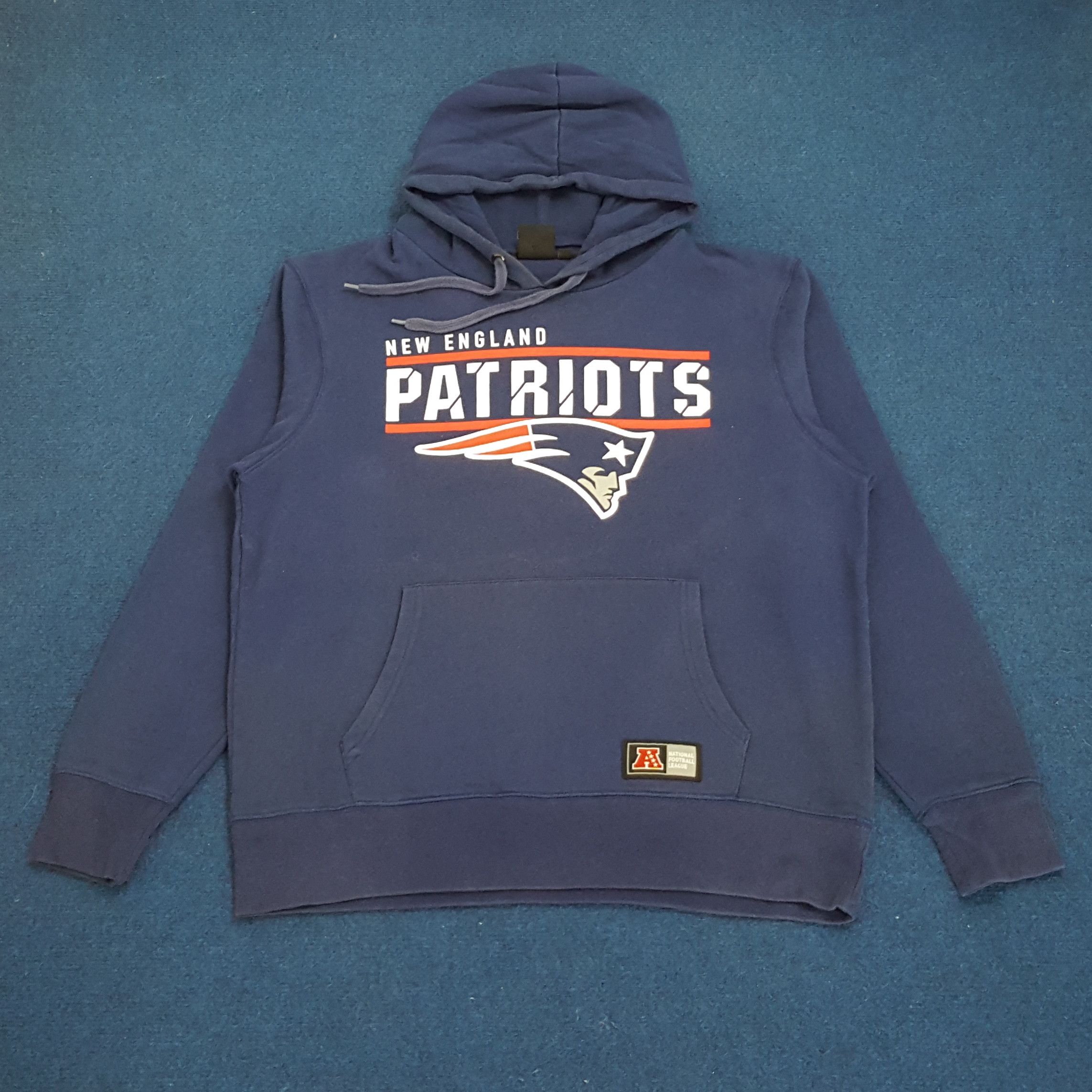 NFL × Vintage Vintage New England Patriots American Football Team Hoodie Size US L / EU 52-54 / 3 - 1 Thumbnail