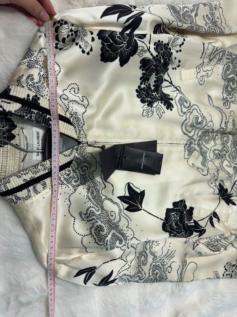 Yves Saint Laurent saint laurent Xiangyun Flower Baseball Uniform jacket 2501- Size US M / EU 48-50 / 2 - 5 Thumbnail