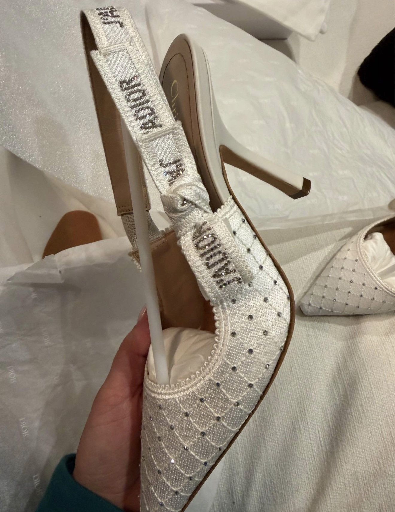 Dior Christian Dior J'ADIOR Bow Accents Slingback Pumps Size US 6 / IT 36 - 4 Thumbnail