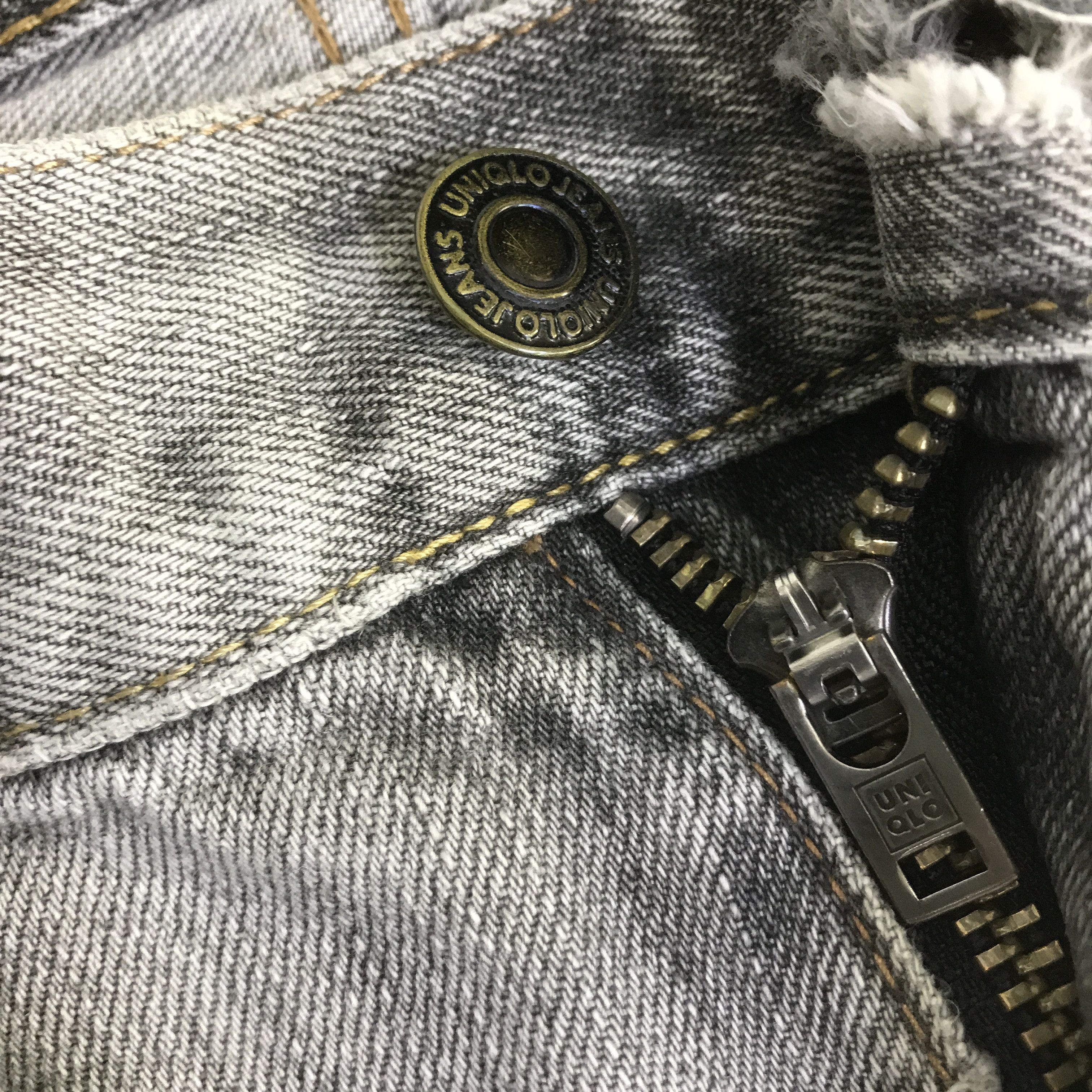 Japanese Brand BLACK DENIM JAPAN UNIQLO DISTRESSED DENIM K133B13 Size US 32 / EU 48 - 13 Thumbnail