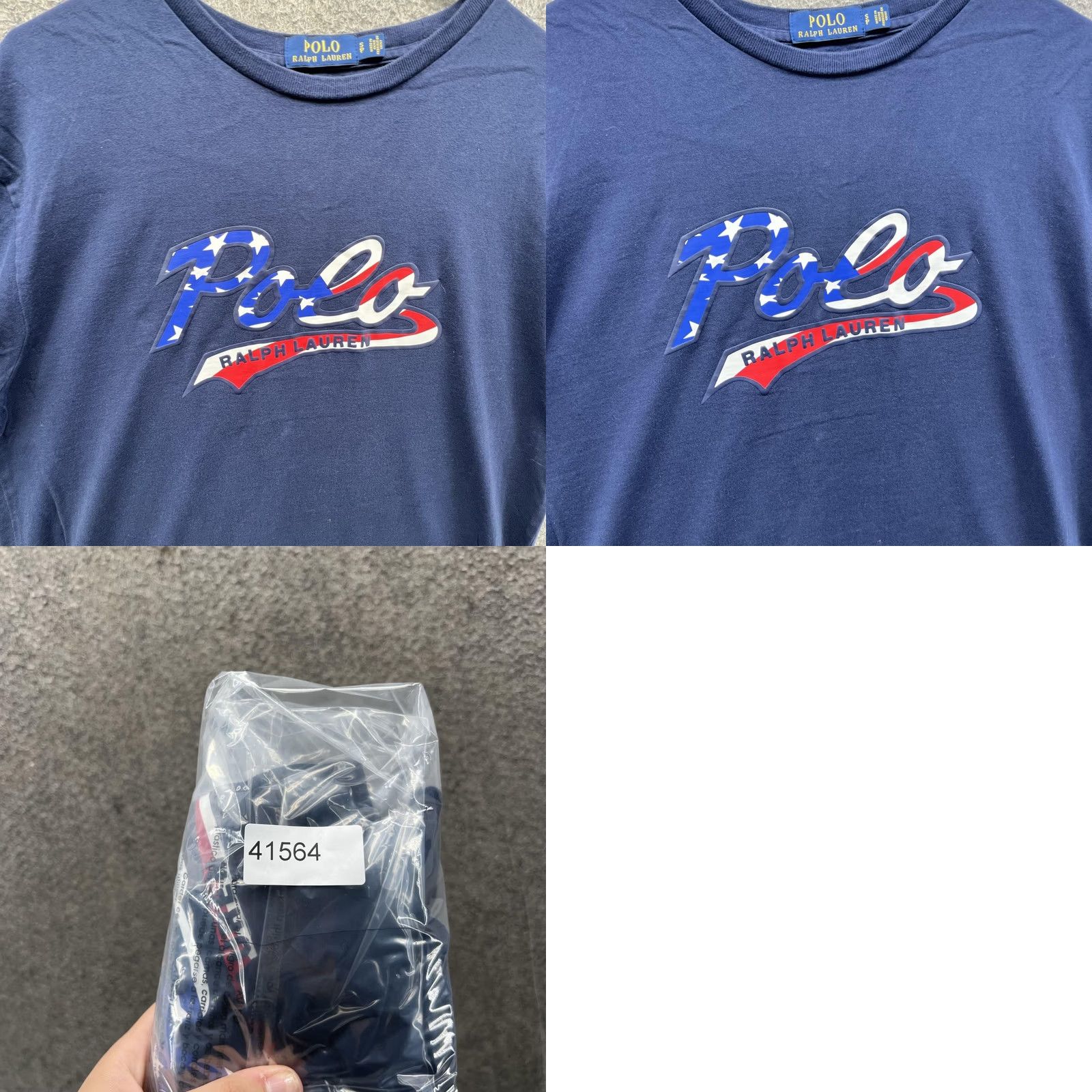 Polo Ralph Lauren Polo Ralph Lauren Shirt Mens S Blue Polo Logo Flag Graphic Tee Patriotic Size US S / EU 44-46 / 1 - 8 Thumbnail