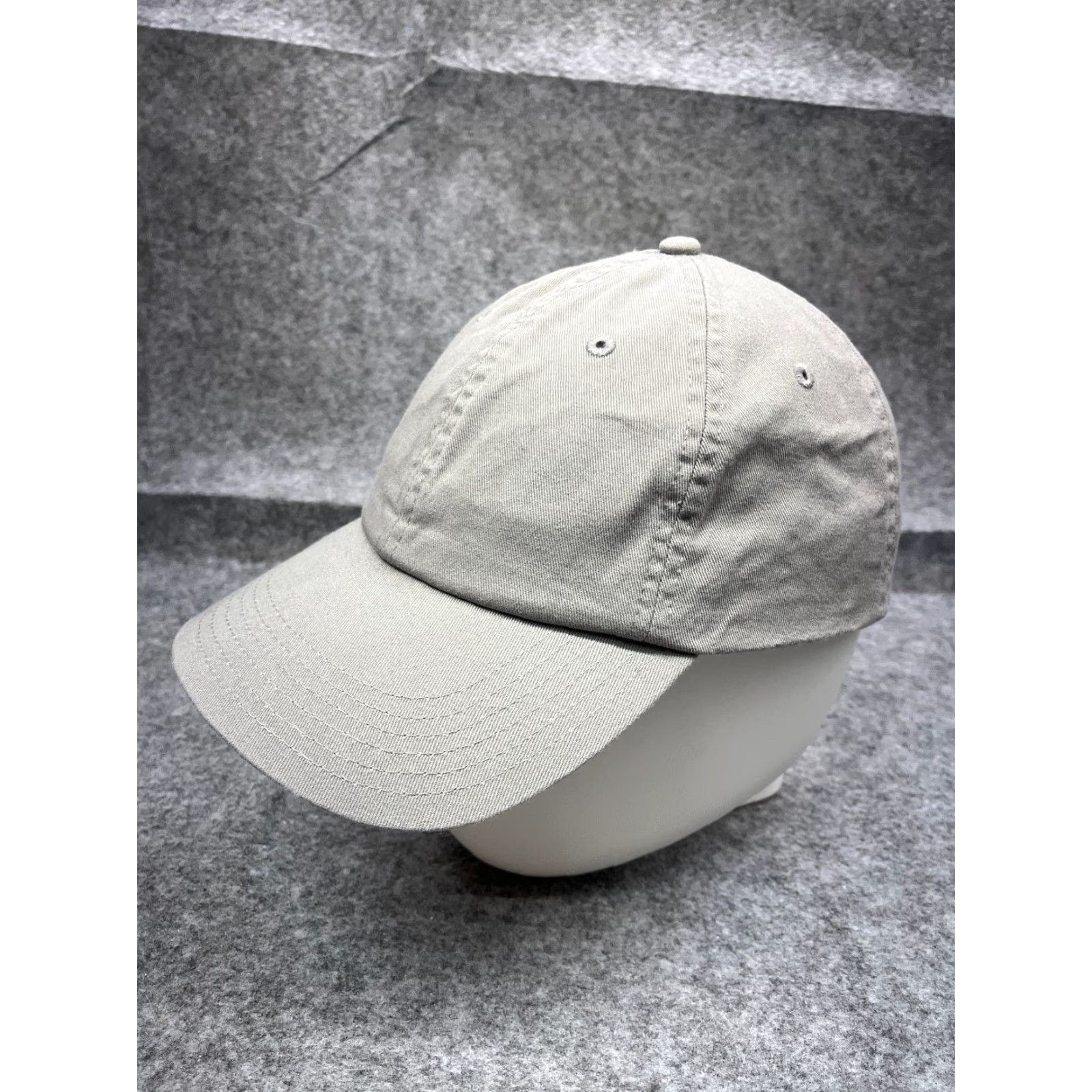 Champion Champion Hat Cap Adjustable One Size Gray 100% Cotton Golf Outdoors Baseball Cap Mens Cotton Twill Logo 90s Theme Size ONE SIZE - 4 Thumbnail