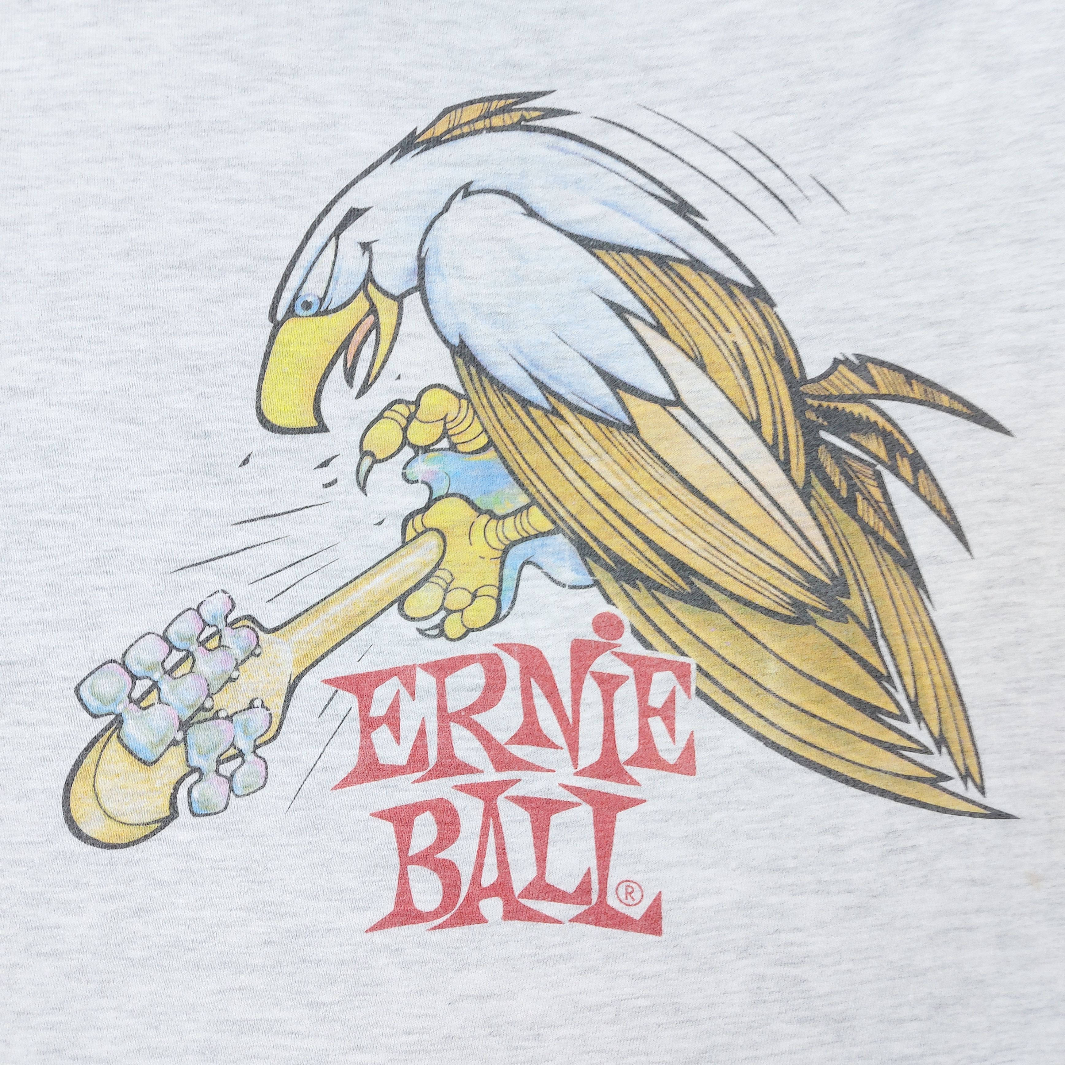 Other Vintage 90s Ernie Ball Classic Eagle Guitar Strings USA TEE Size US XL / EU 56 / 4 - 2 Thumbnail