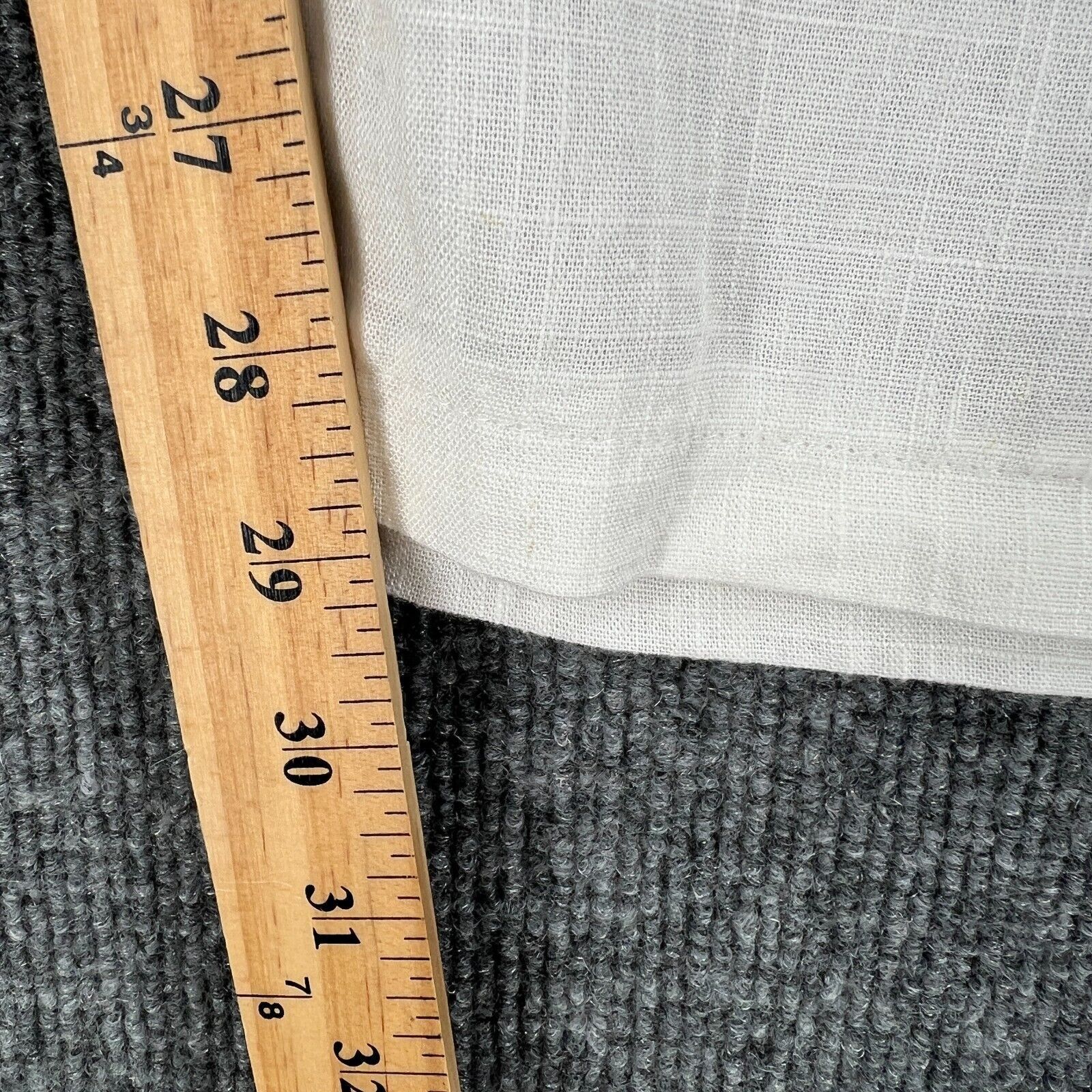 PRINCESS POLLY Princess Polly Linen Blend Wide Leg Pull On Pants White Sz 4 Size 27" / US 4 / IT 40 - 17 Thumbnail