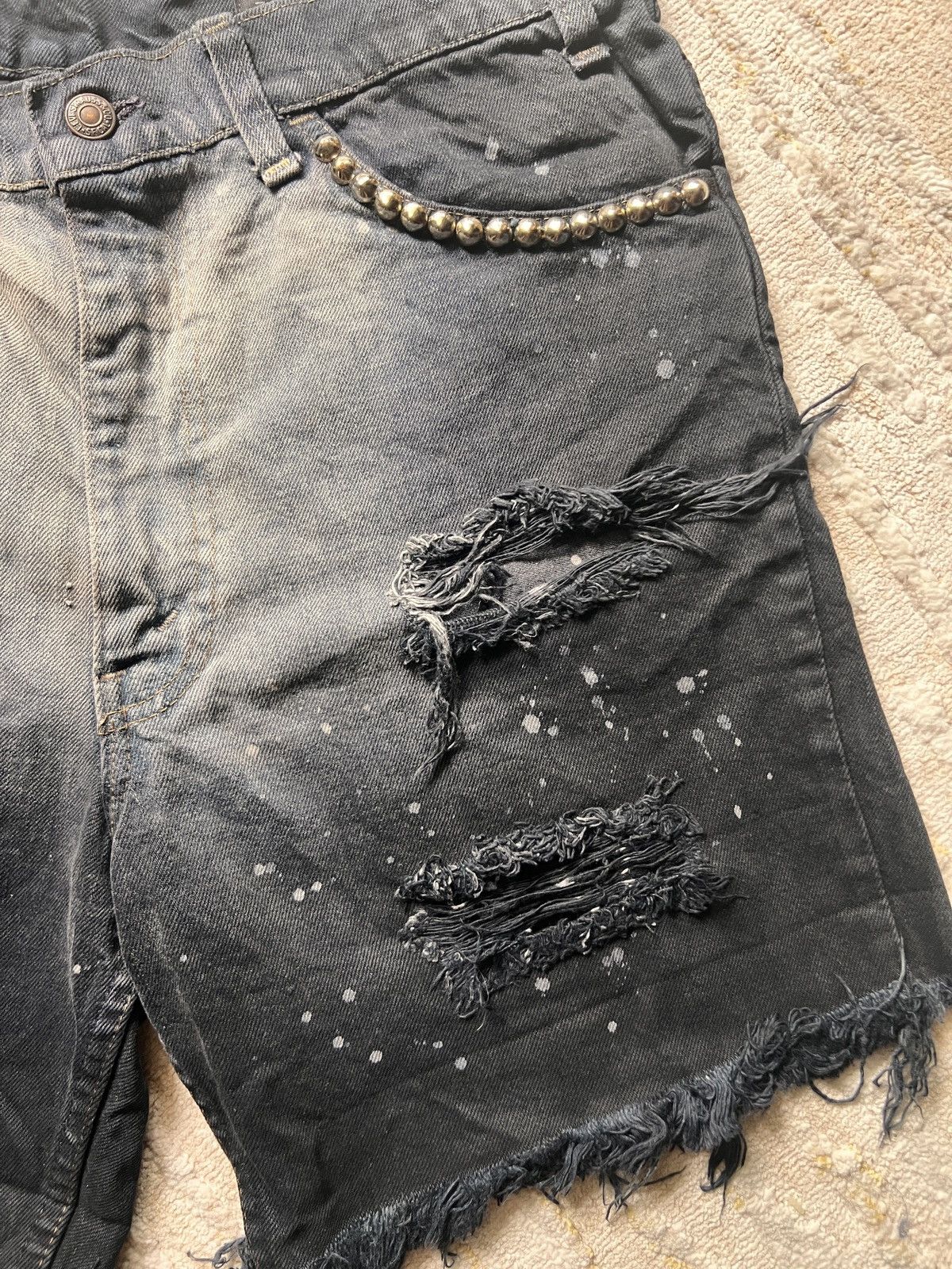 If Six Was Nine × Japanese Brand × Levi's Made & Crafted Z. Vargas Vintage Levis Custom Rework Short Size US 34 / EU 50 - 4 Thumbnail