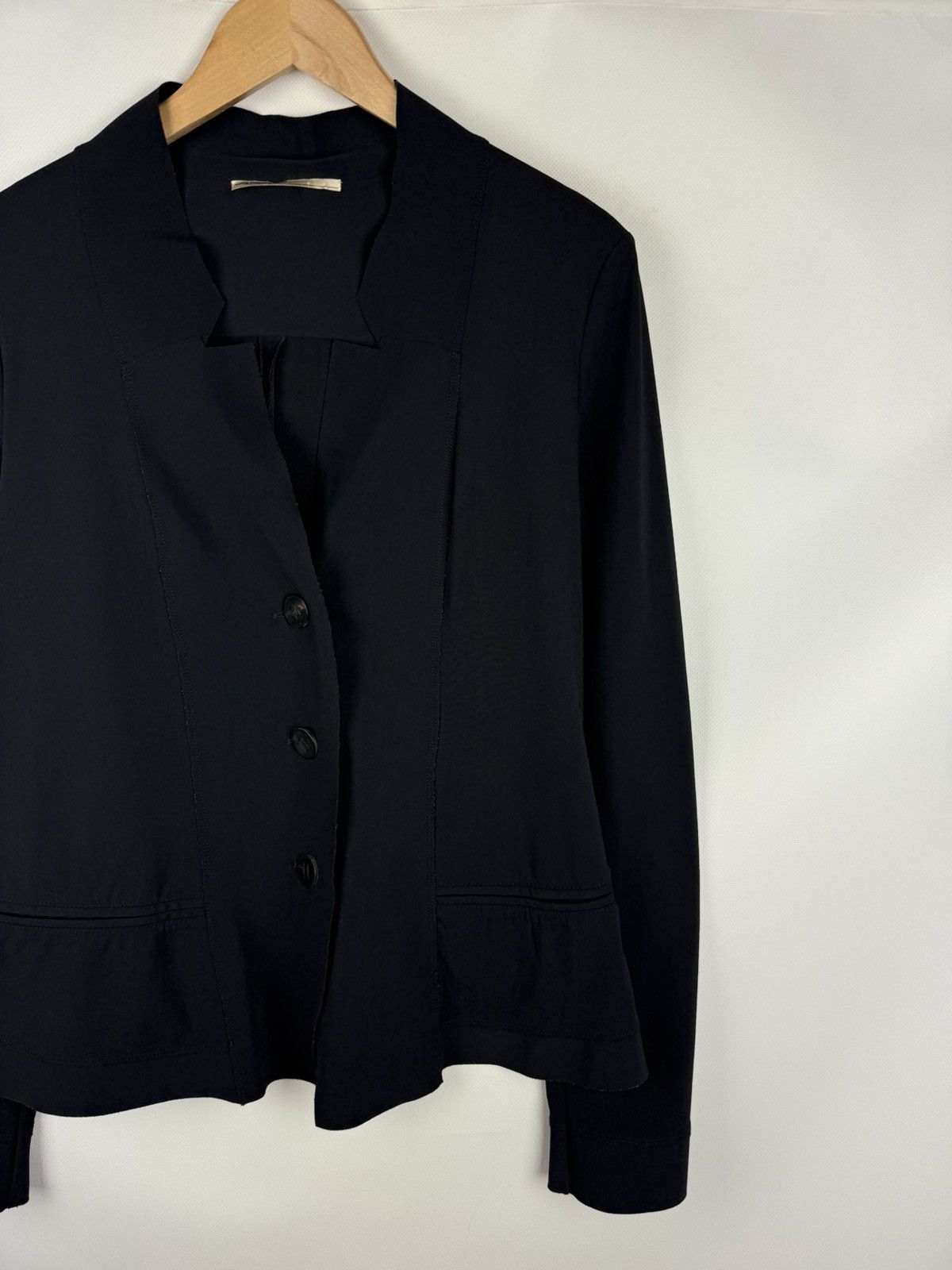 Marithe + Francois Girbaud Girbaud Cravatatakiller Avant-garde Nylon Blazer Jacket Size XL / US 12-14 / IT 48-50 - 3 Thumbnail