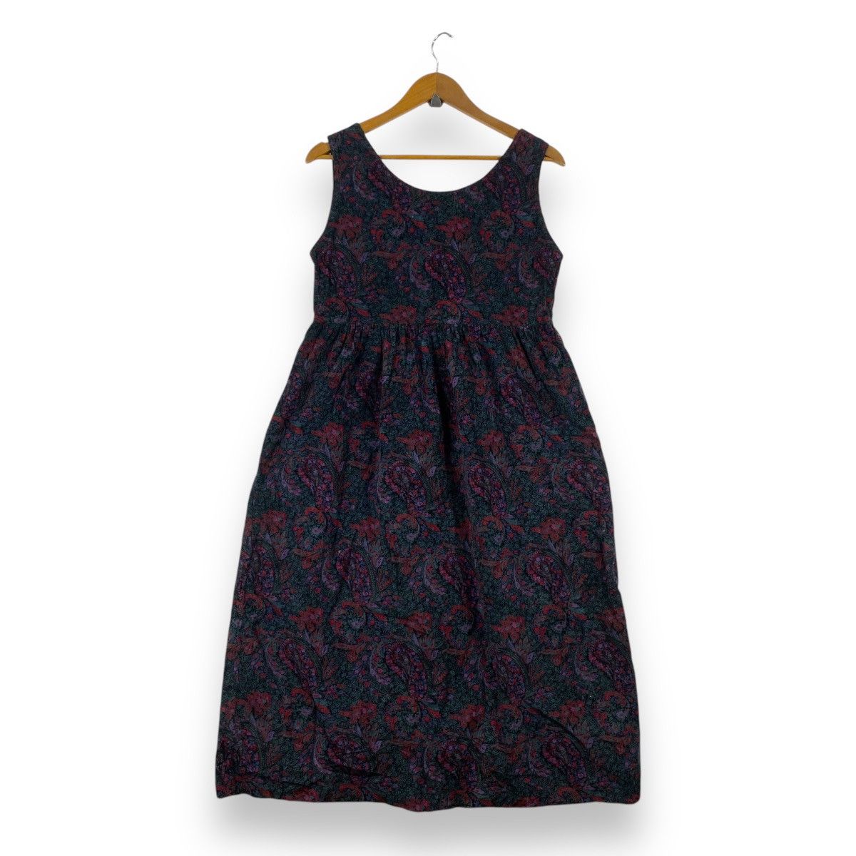 L.L. Bean Vintage L.L. BEAN Made In USA Corduroy Paisley Floral Women Size S / US 4 / IT 40 - 3 Thumbnail
