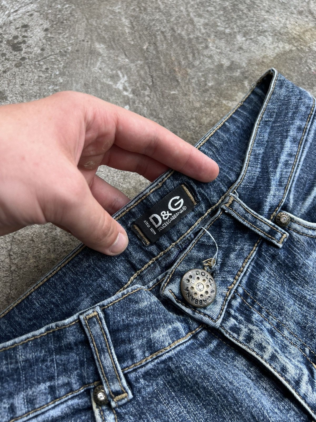 Dolce & Gabbana Crazy Vintage Dolce & Gabbana Big Logo Shorts Y2k Hysteric Size 28" / US 6 / IT 42 - 9 Thumbnail