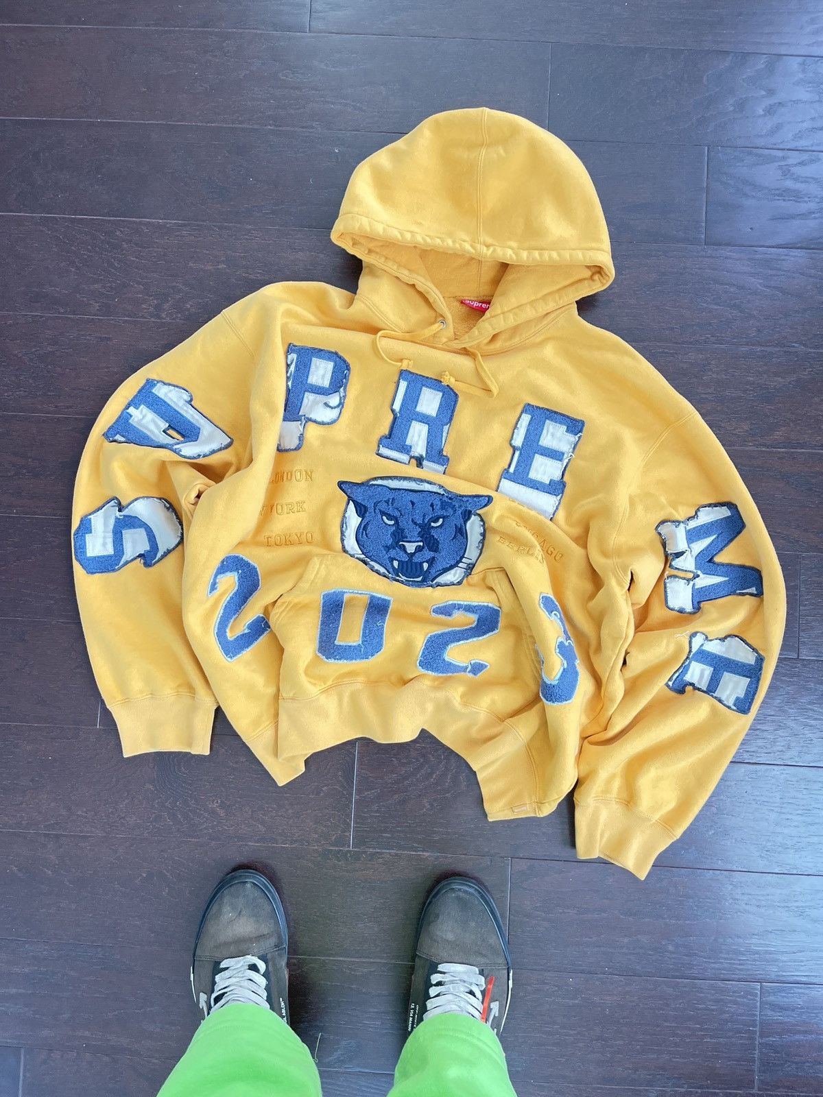 Supreme Supreme Washed Panther hoodie Size US L / EU 52-54 / 3 - 8 Thumbnail