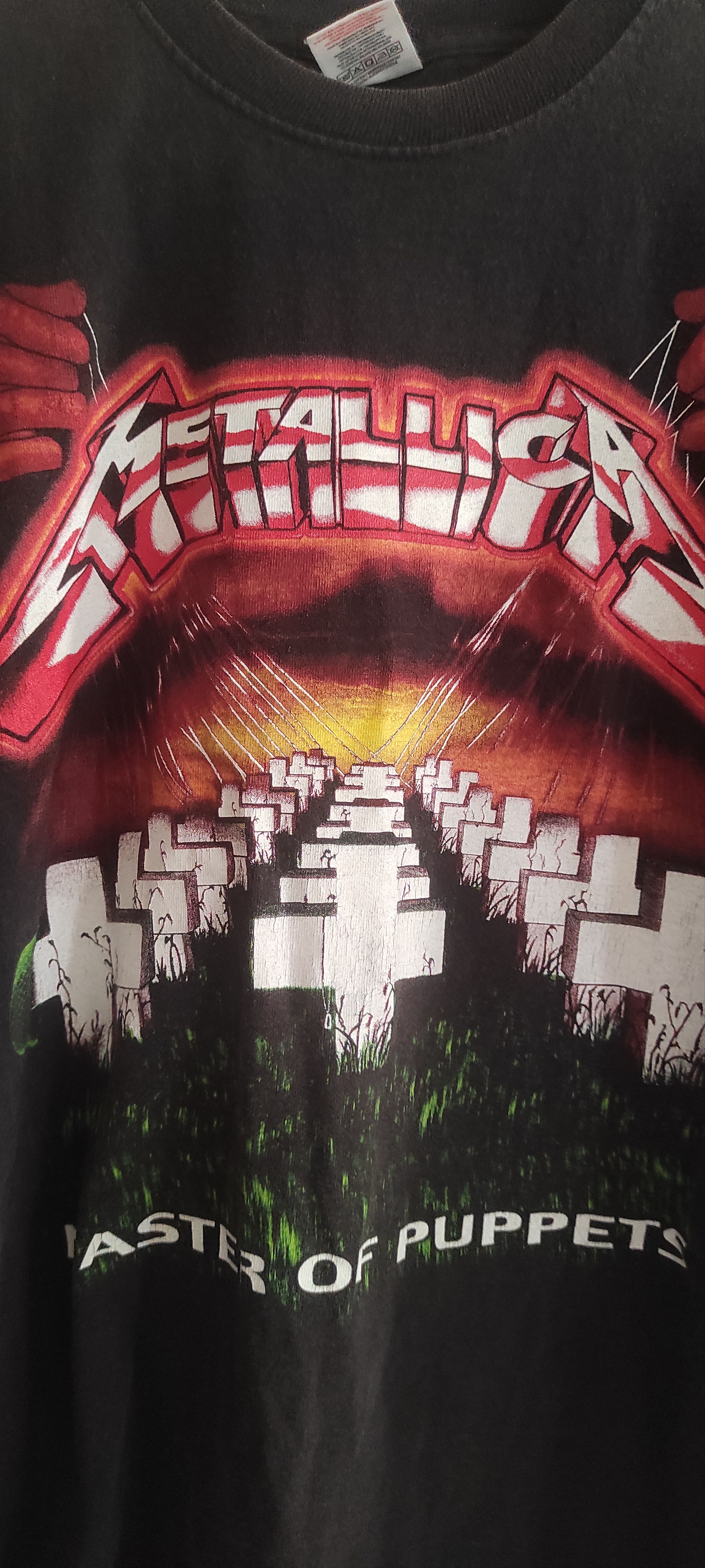 Metallica VTG Metallica Fruit Of The Loom Master of Puppets T-shirt Size US L / EU 52-54 / 3 - 3 Thumbnail