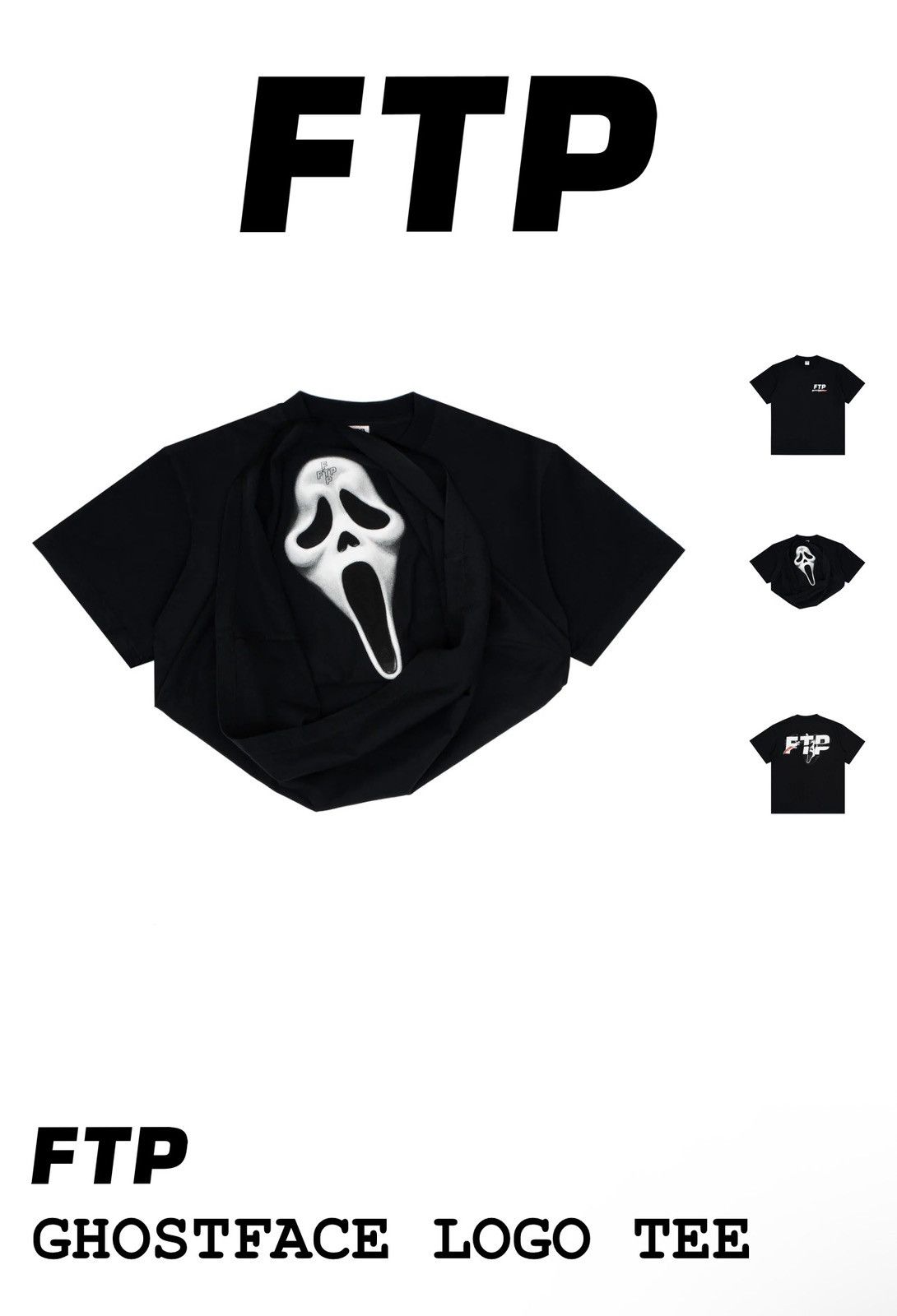 Fuck The Population FTP Ghost Face tee 2XL Size US XXL / EU 58 / 5 - 4 Thumbnail