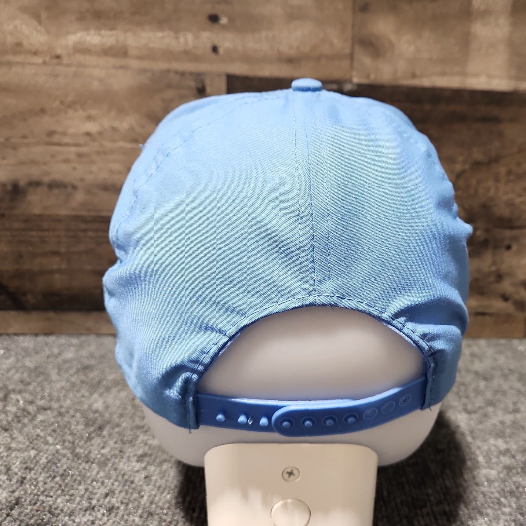 Vintage VINTAGE Home Hat Snapback Powder Blue Rope Bill Brim Adjustable Unisex Adults Blue Baseball Cap Size ONE SIZE - 5 Thumbnail