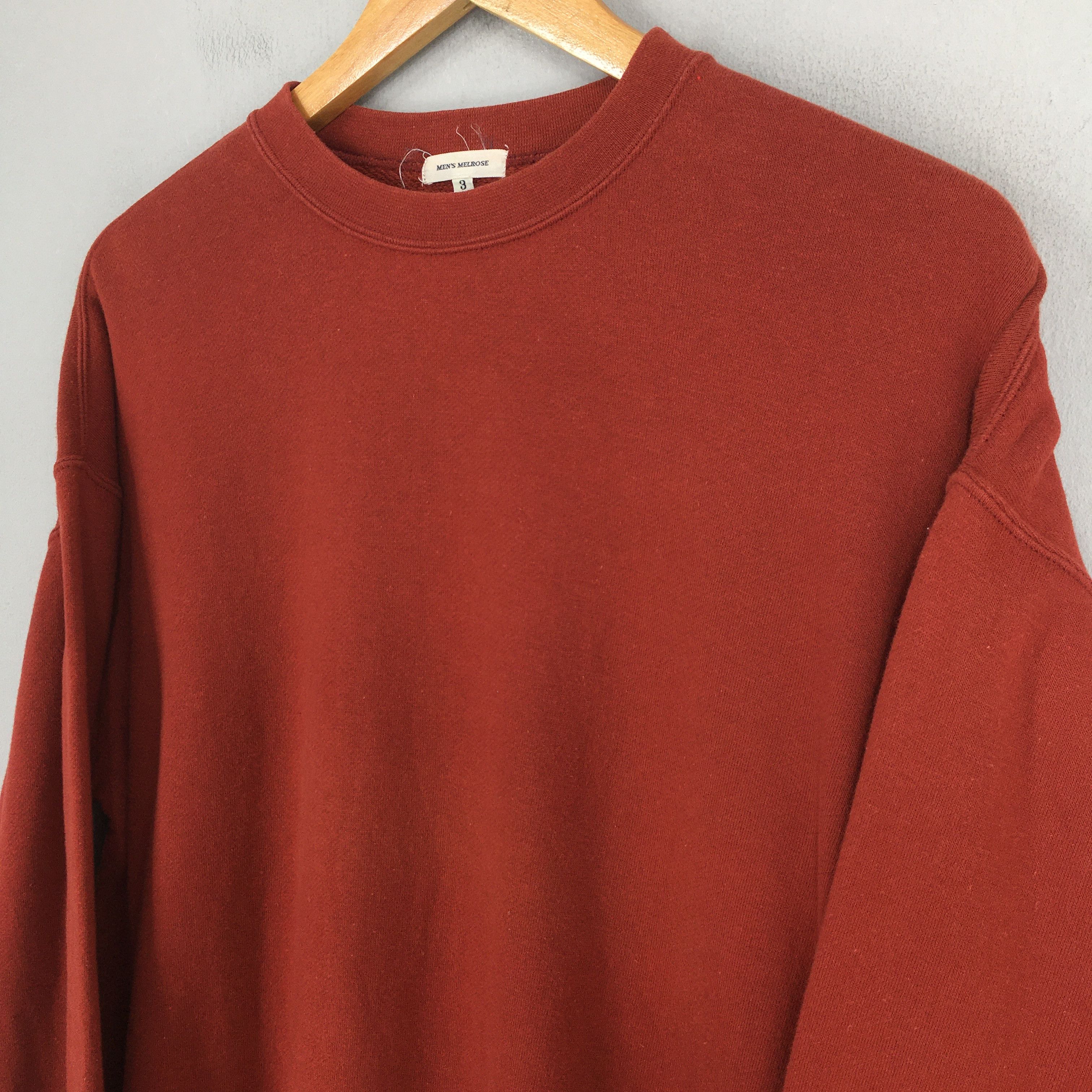 Vintage Vintage 90's Men's Melrose Designer Sweatshirt Medium Size US M / EU 48-50 / 2 - 3 Thumbnail