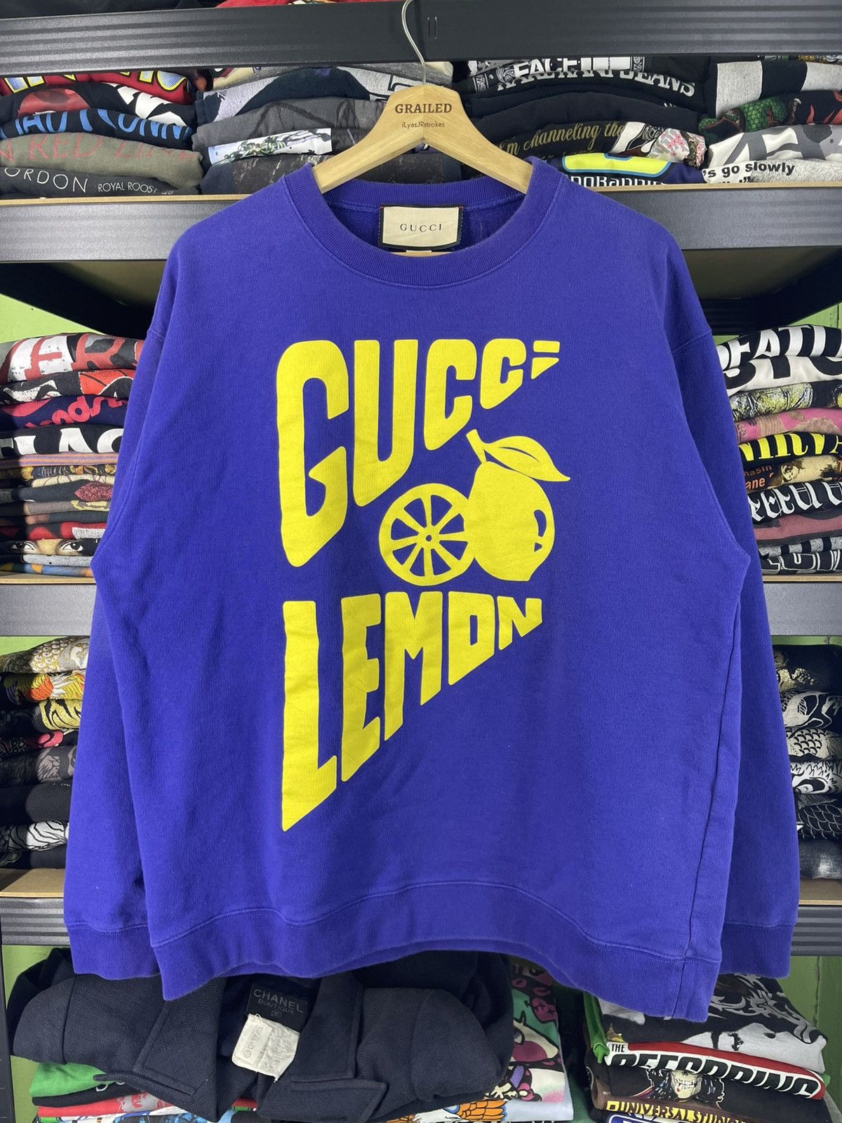 Gucci Gucci Lemon Sweatshirt Purple Size US M / EU 48-50 / 2 - 3 Thumbnail