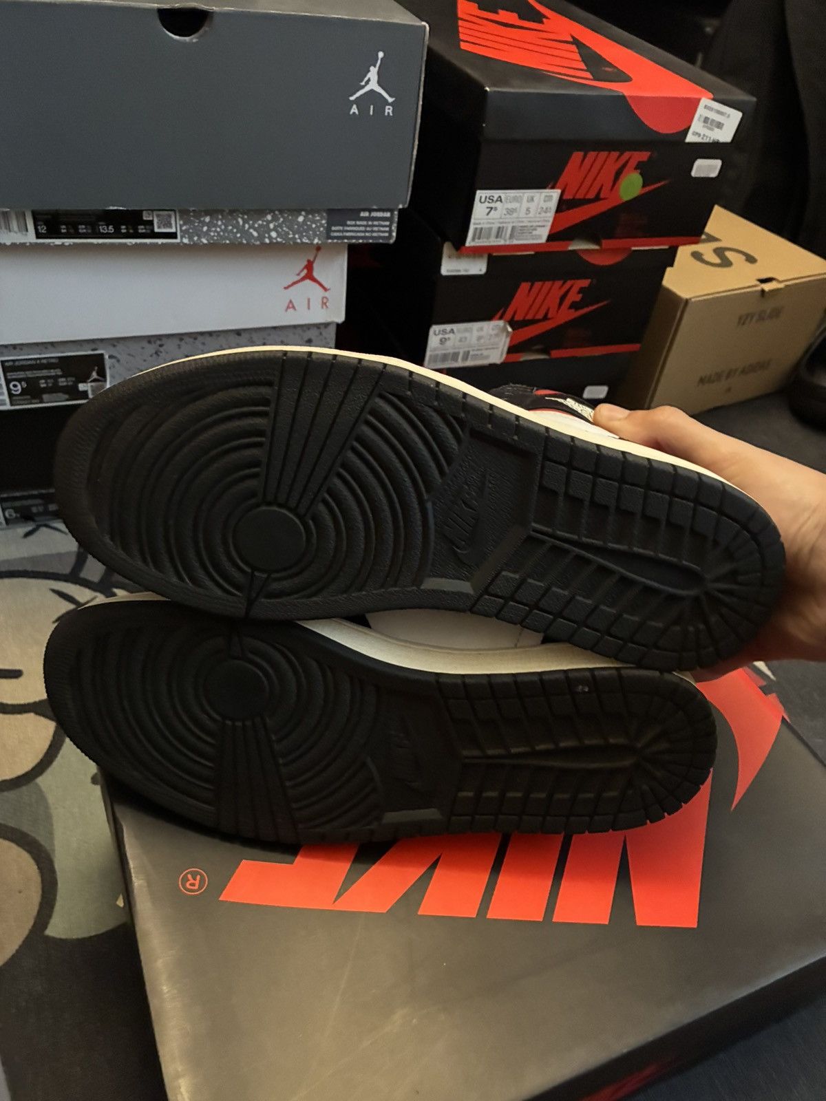 Jordan Brand Jordan 1 black gym red Size US 10 / EU 43 - 6 Thumbnail