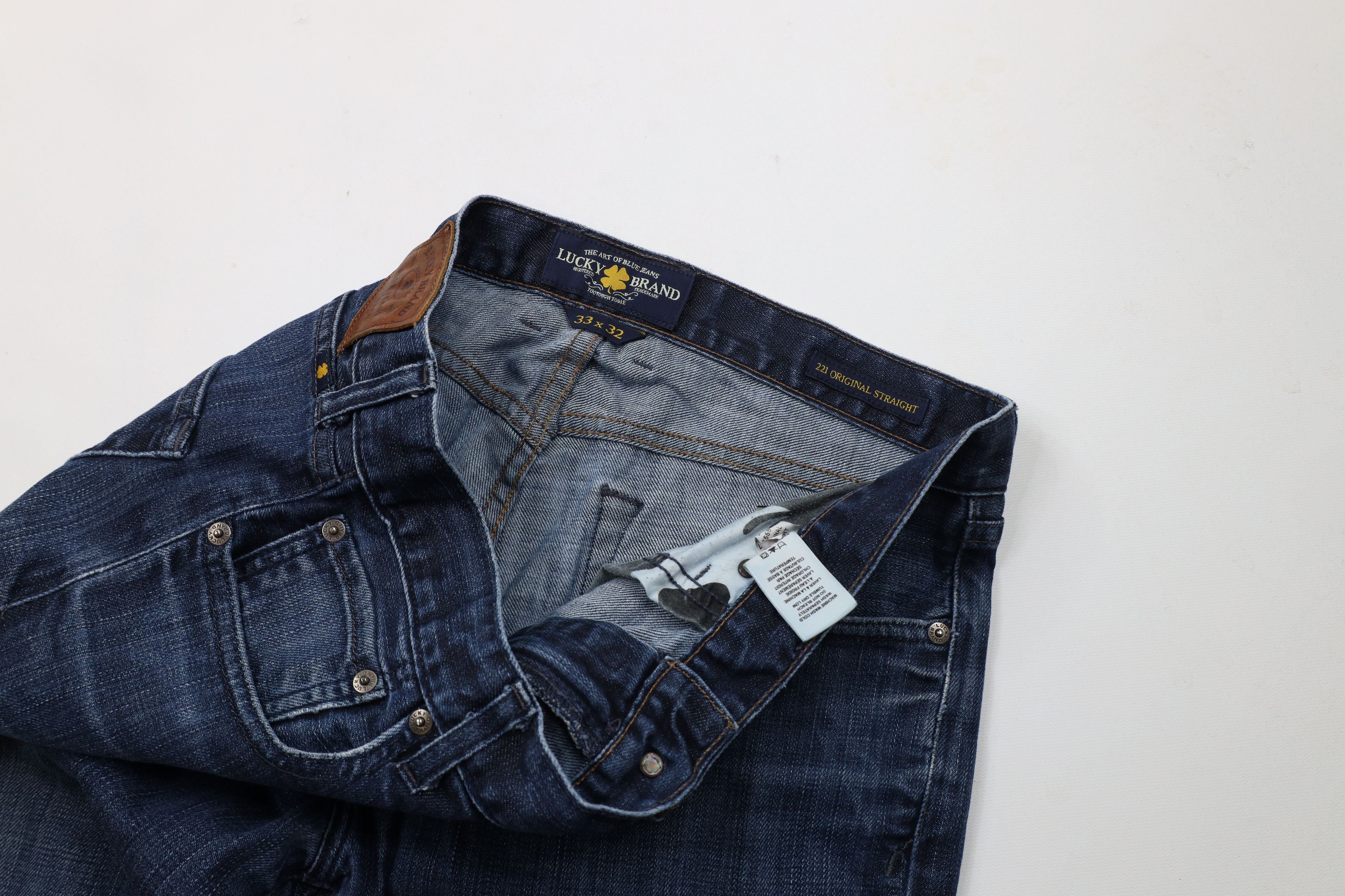 Lucky Brand × Vintage Vintage Lucky Brand Jeans 221 Original Straight Leg Jeans Size US 33 - 7 Thumbnail