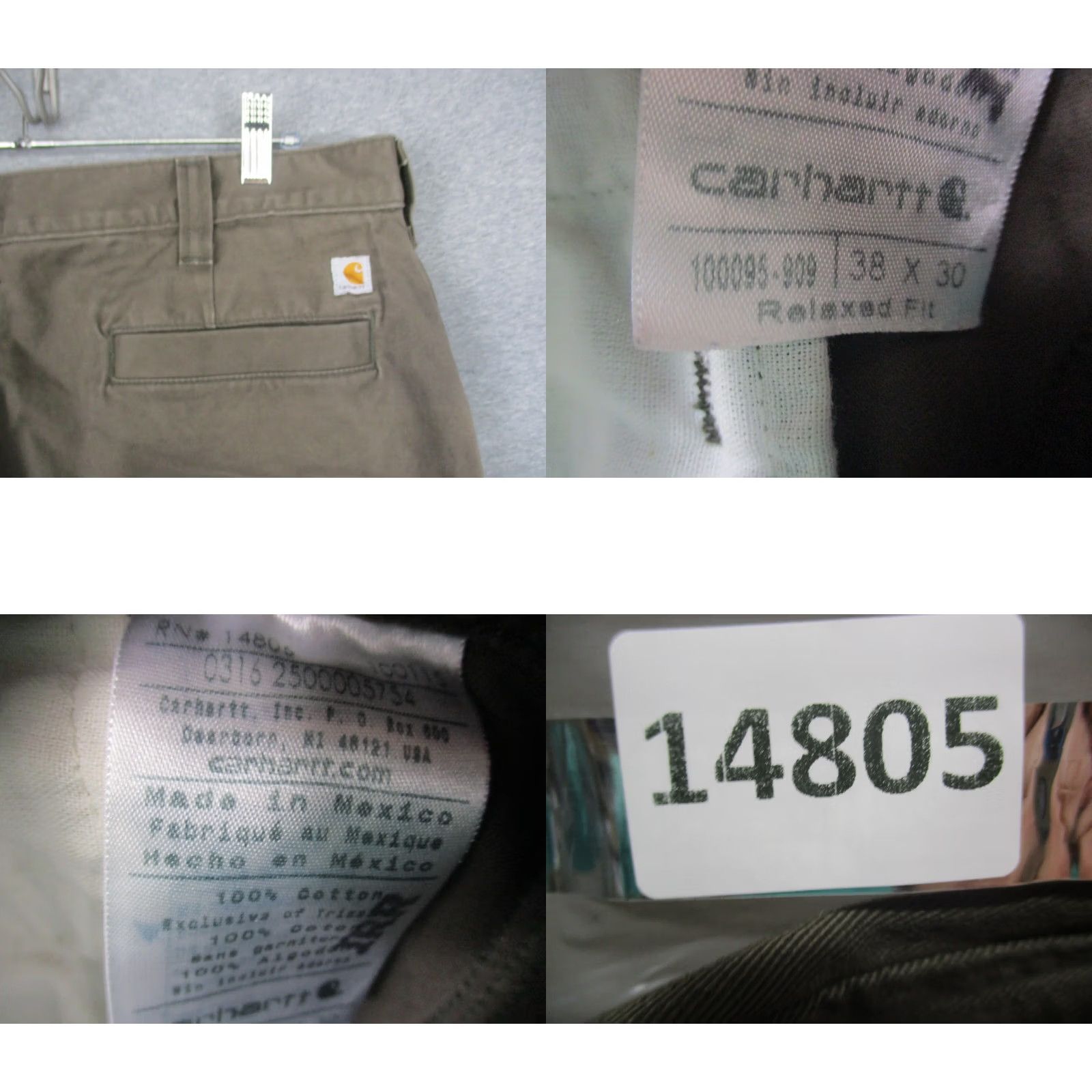 Carhartt Carhartt Rugged Pants 38x30 Mens Brown Duck Canvas Work Utility Shirt? Size US 38 / EU 54 - 8 Thumbnail