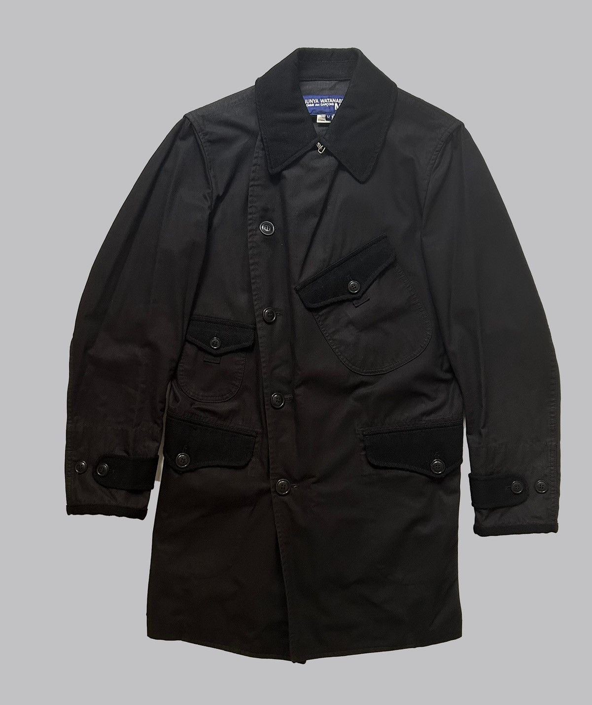 Junya Watanabe Autumn Winter 2013 Piece Dyed Motorcycle Coat Size US M / EU 48-50 / 2 - 1 Thumbnail