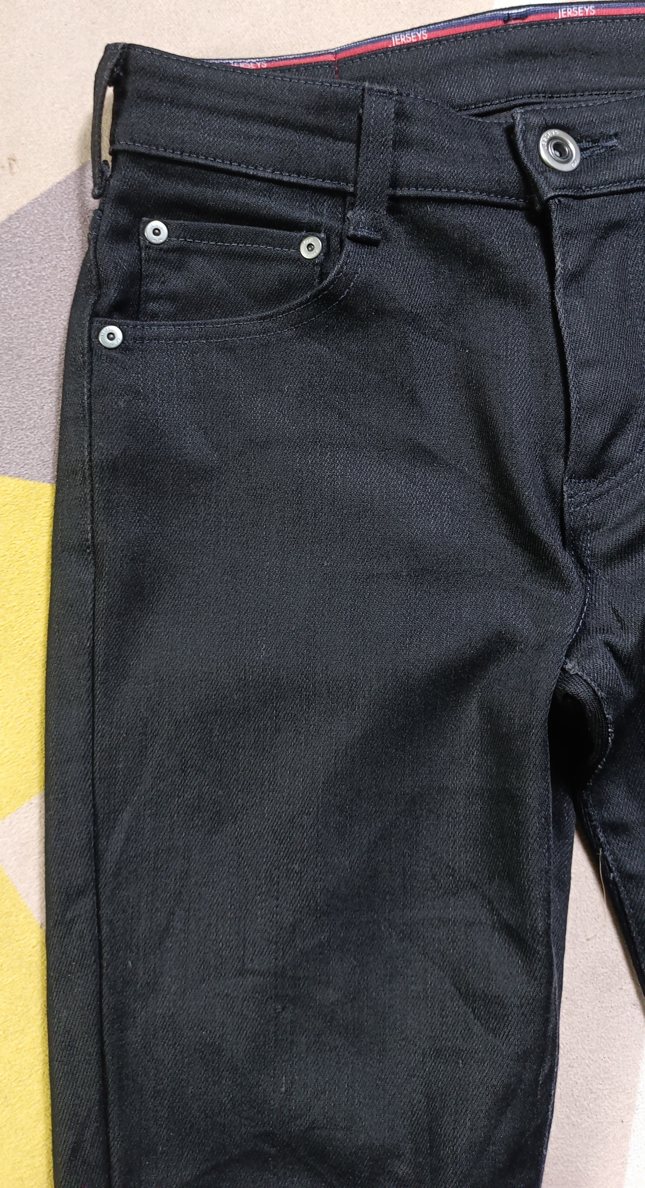 Edwin × If Six Was Nine × Japanese Brand Edwin Jersey Super Black Cutting Slim Fit Size US 29 - 3 Thumbnail