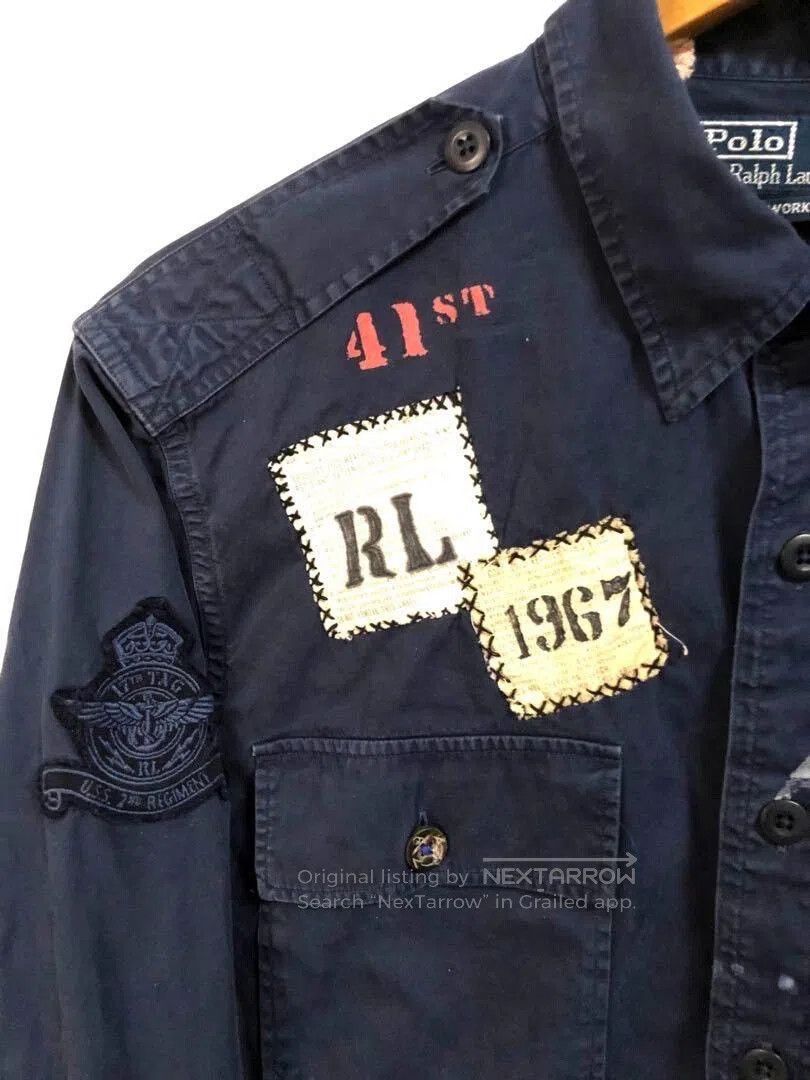 Ralph Lauren Blue Label Rare Ralph Lauren Vintage Workshirt Jacket. Size US L / EU 52-54 / 3 - 3 Thumbnail