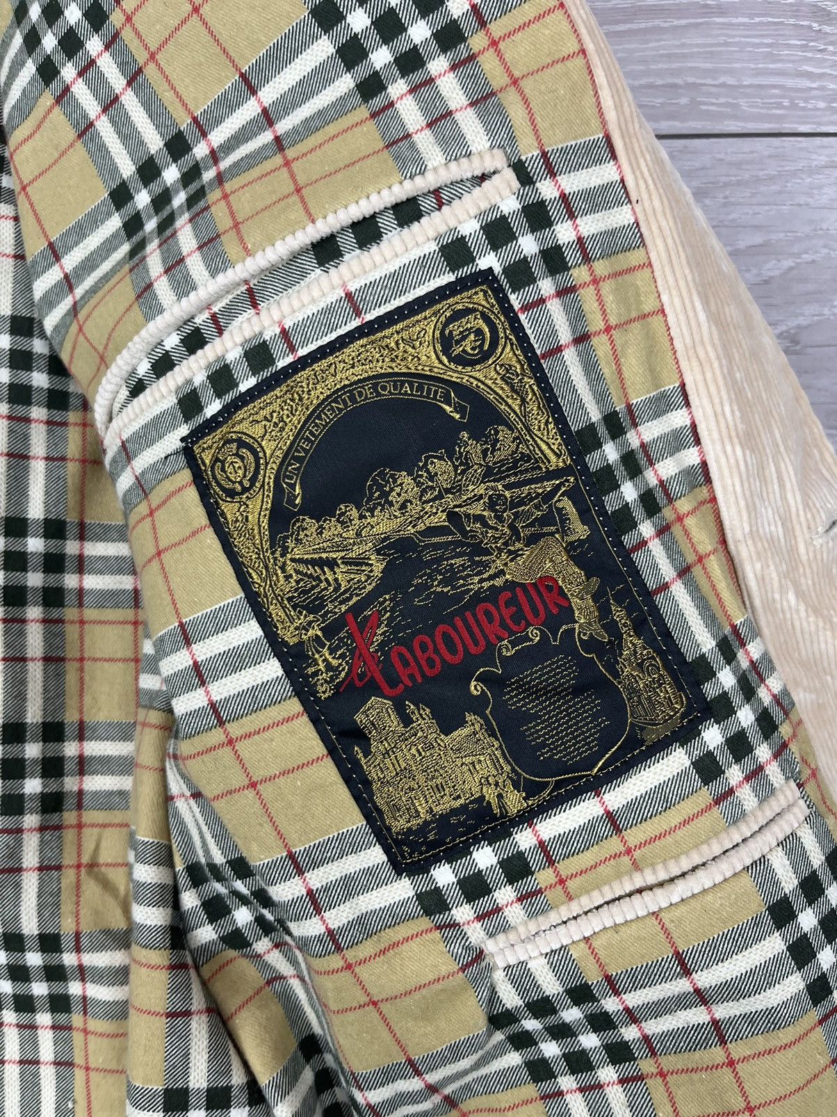 Le Laboureur Le Laboureur Vintage French Corduroy Work Pockets Jacket Size US L / EU 52-54 / 3 - 14 Thumbnail