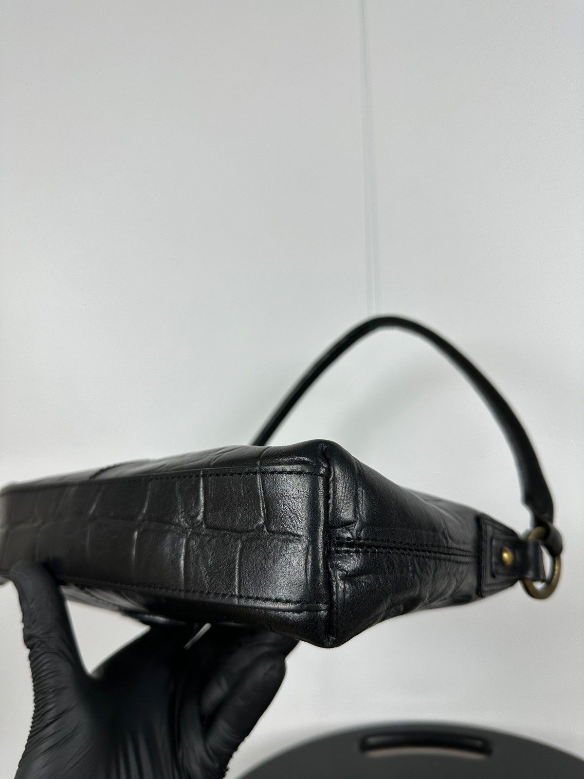 Mulberry Vintage Mulberry Black Leather Handbag Size ONE SIZE - 14 Thumbnail