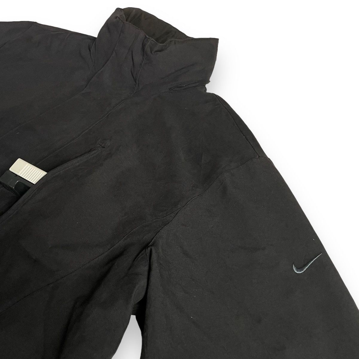 Nike Y2K NIKE SWOOSH BUTTON UP FULL ZIP LONG JACKET Size US XL / EU 56 / 4 - 5 Thumbnail