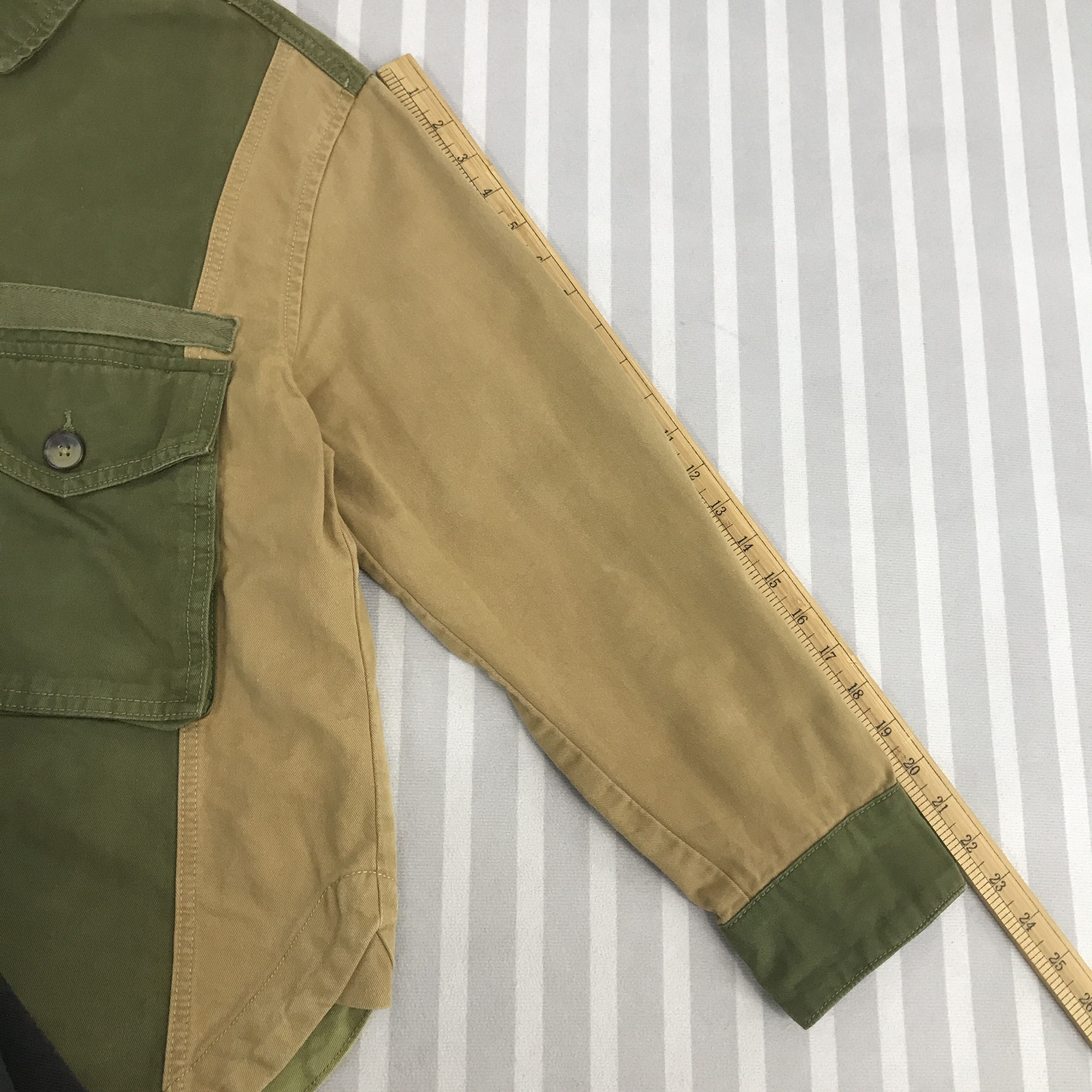 Japanese Brand × Vintage Vintage Bershka Japan design style Patchwork button Jacket Size US L / EU 52-54 / 3 - 6 Thumbnail