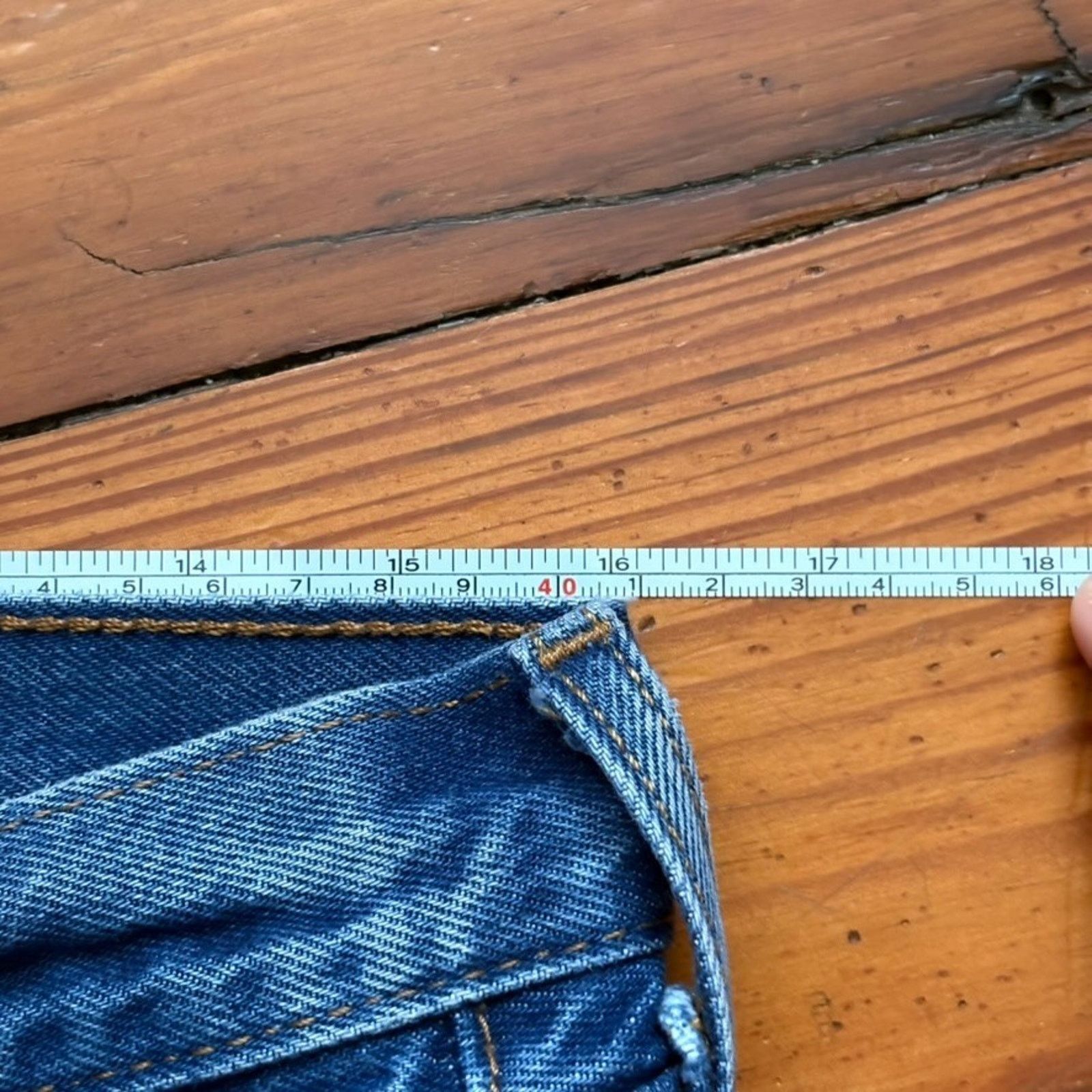 Levi's Levi’s 501 Jeans Men’s 32X29 (32X32 Tag) Straight Denim Size US 32 / EU 48 - 6 Thumbnail