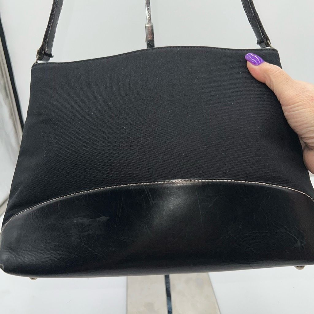 Kate Spade Kate Spade Made in Italy Vintage Red Square Interior Canvas and Leather Shoulder Bag Size ONE SIZE - 8 Thumbnail