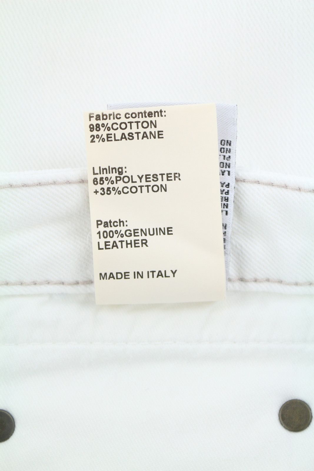 R13 BOY STRAIGHT 29 Bale White Cropped Ankle Zip Jeans 87161 Size 29" - 11 Thumbnail