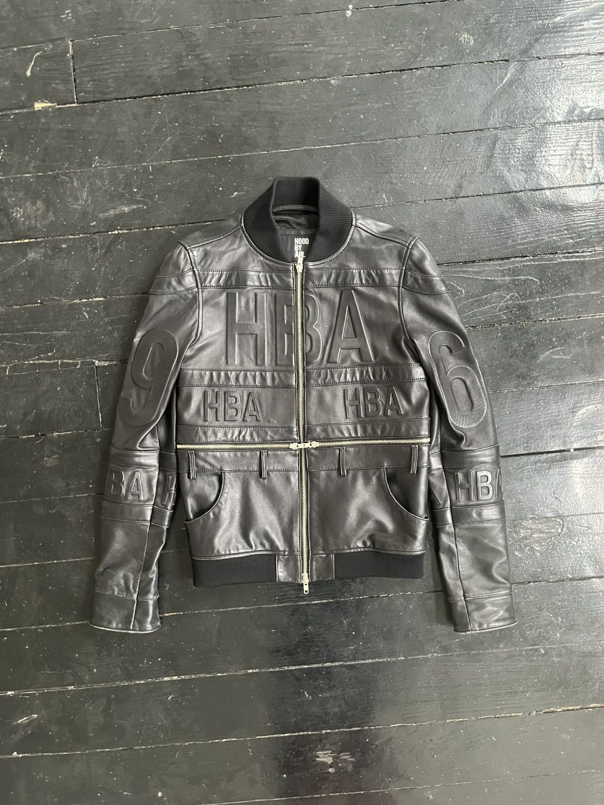 Hood By Air Hood by Air S/S 15 Leather Embossed Jacket Size US XS / EU 42 / 0 - 1 Thumbnail