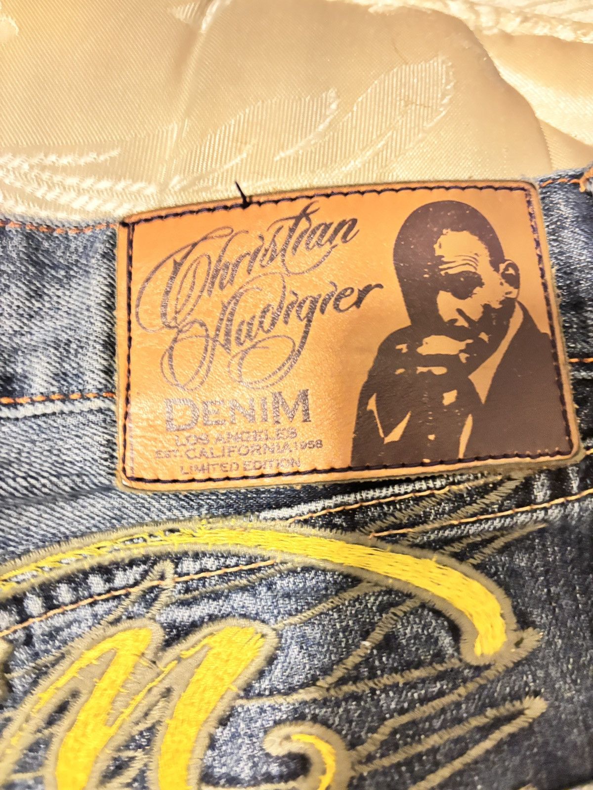 Christian Audigier × Ed Hardy × Vintage Panther denim Size US 42 / EU 58 - 2 Thumbnail