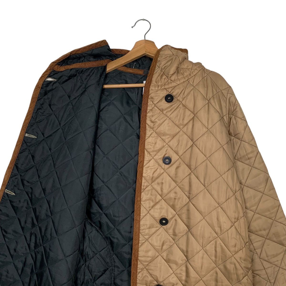 Other Beaver Of Bolton Hooded Quilted Coat Made In England Size M / US 6-8 / IT 42-44 - 11 Thumbnail