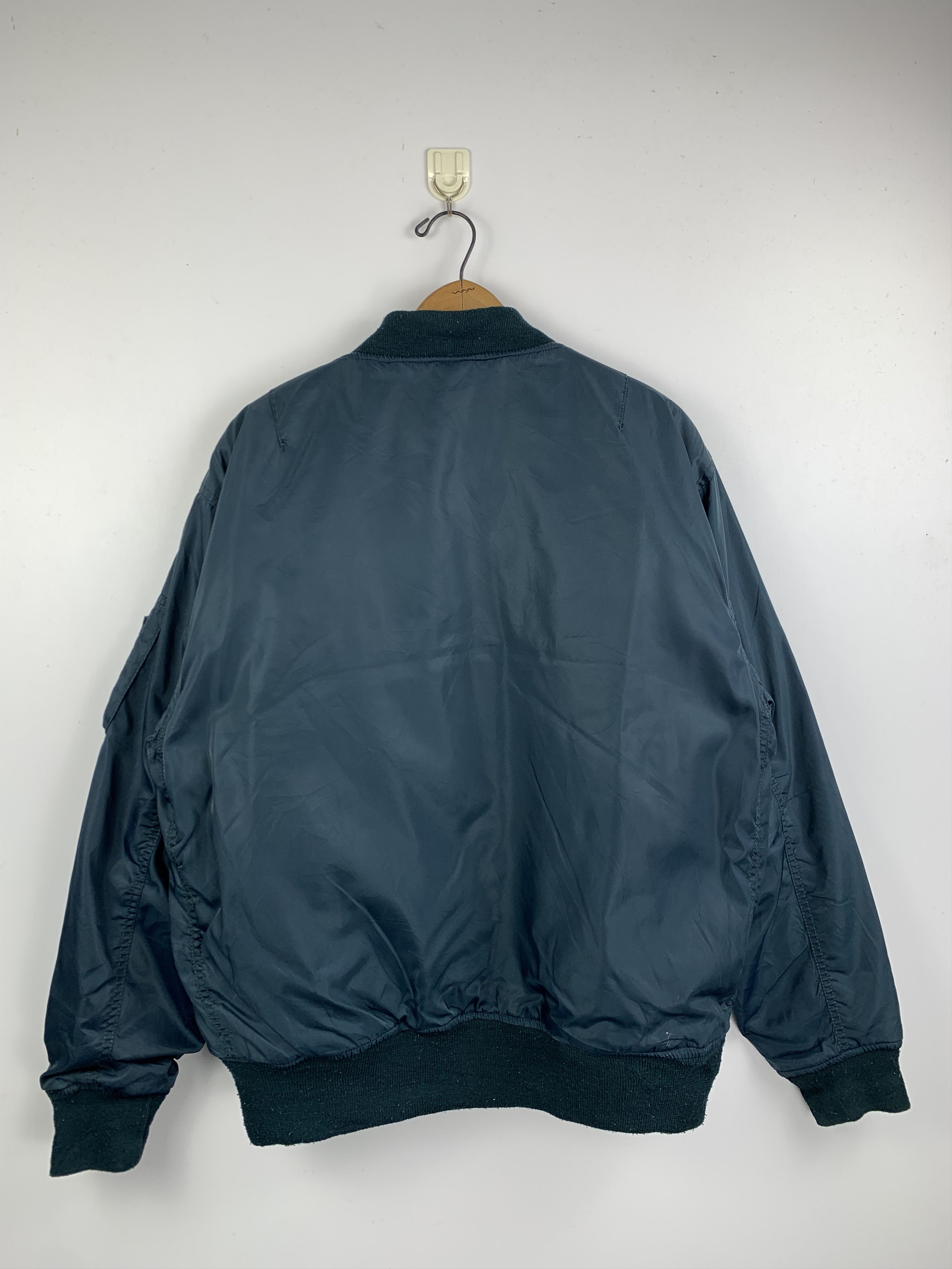 Other Vintage Flying Bomber Military Jacket J1646 Size US L / EU 52-54 / 3 - 3 Thumbnail