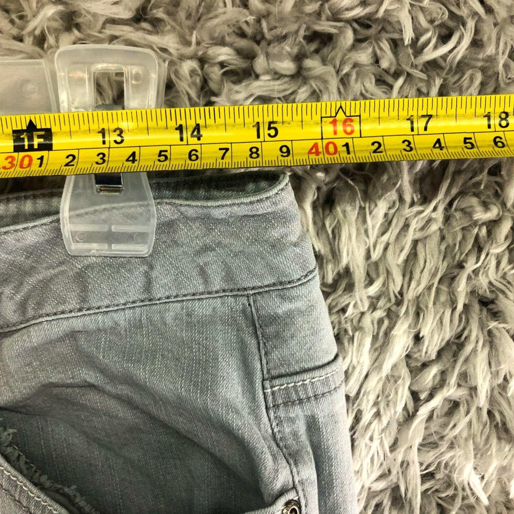 Carbon Project by Carbon Denim Womens Size 12 Mid Rise Skinny Gray Jeans Size 34" / US 12 / IT 48 - 2 Thumbnail