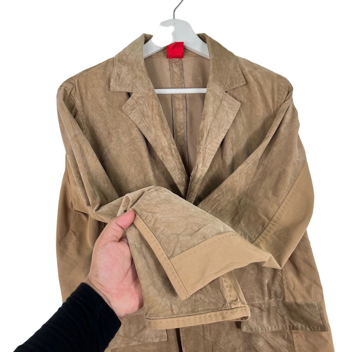 Issey Miyake 💥 HEART HAAT BY ISSEY MIYAKE HYBRID CORDUROY JACKET Size US M / EU 48-50 / 2 - 9 Thumbnail