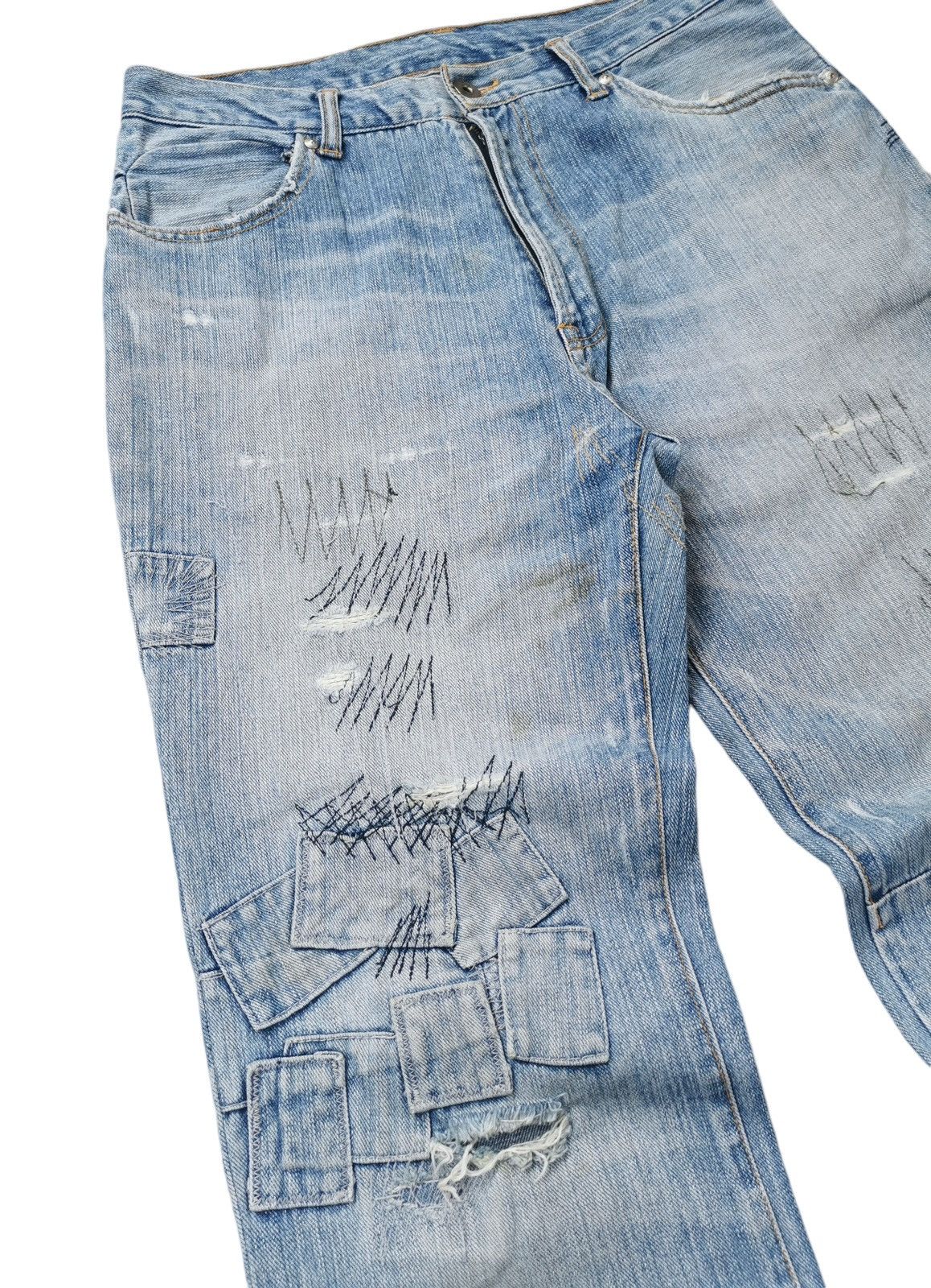 Kapital TTU Jeans Patchwork Looklike Kapital Size US 31 - 3 Thumbnail