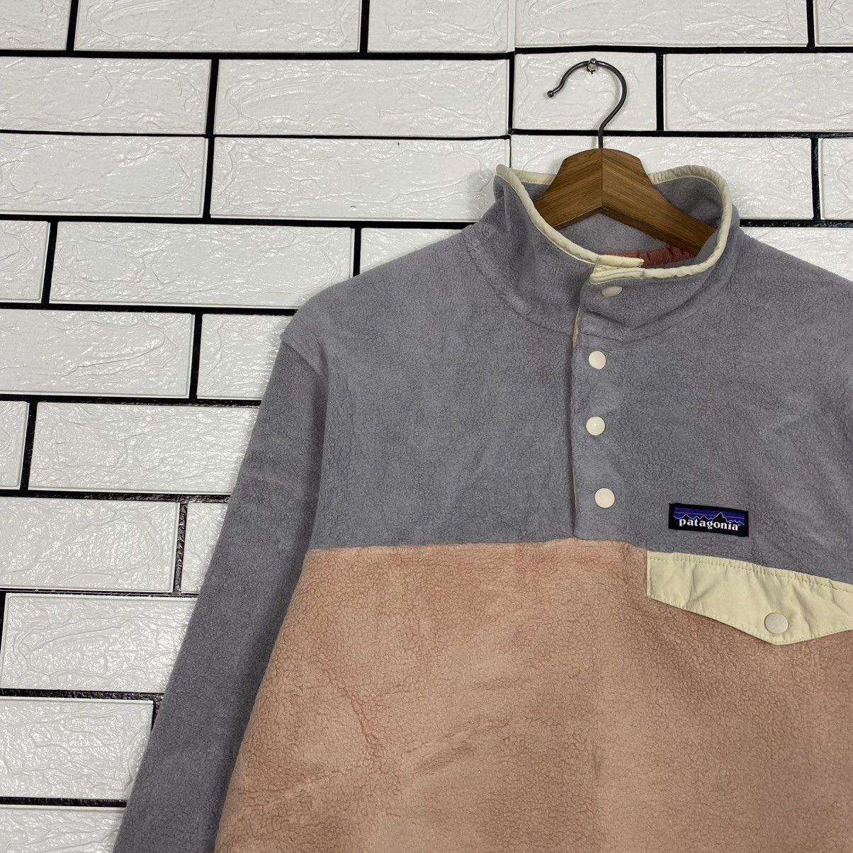 Patagonia 🔥VINTAGE SNAP BUTTON FLEECE JACKET PATAGONIA SYNCHILLA Size US S / EU 44-46 / 1 - 7 Thumbnail