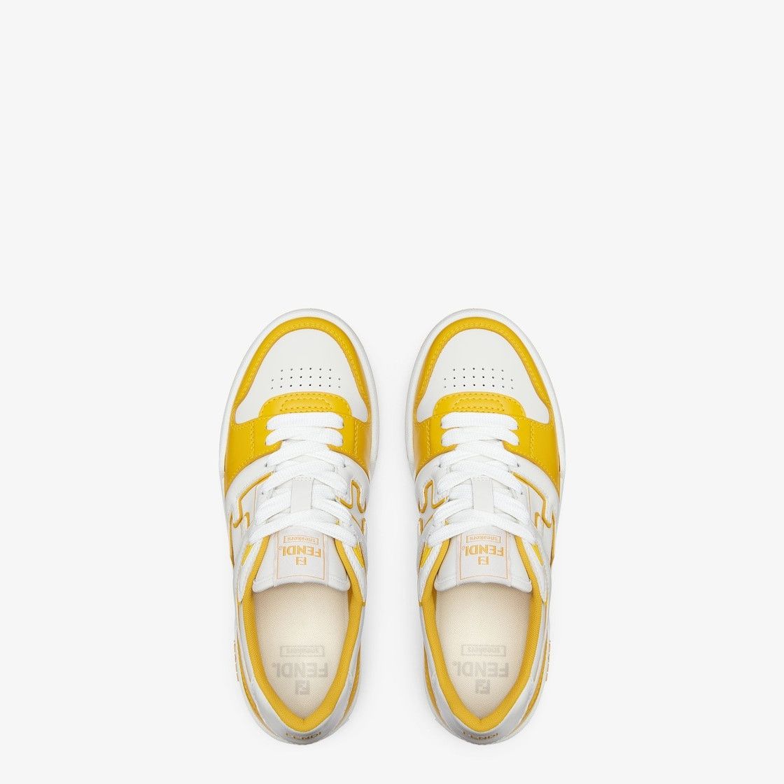 Fendi o1s1wg111025 Fendi Match Sneakers in Yellow/White Size US 7 / EU 40 - 3 Thumbnail