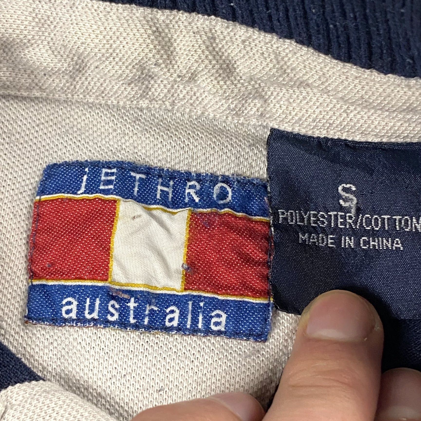 Vintage VINTAGE JETHRO AUSTRALIA POLO RUGBY SHIRT MENS S BLUE COTTON WORKWEAR Size US S / EU 44-46 / 1 - 5 Thumbnail